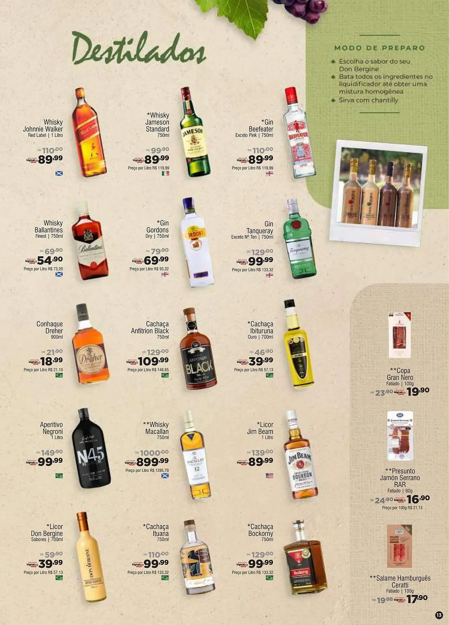 Encarte de Catálogo Big Mais Supermercados 19 de novembro até 9 de dezembro 2025 - Pagina 13