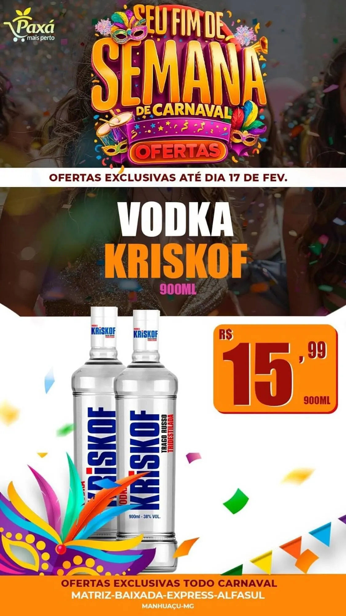 Encarte de Catálogo Paxá Supermercados 13 de fevereiro até 17 de fevereiro 2026 - Pagina 14