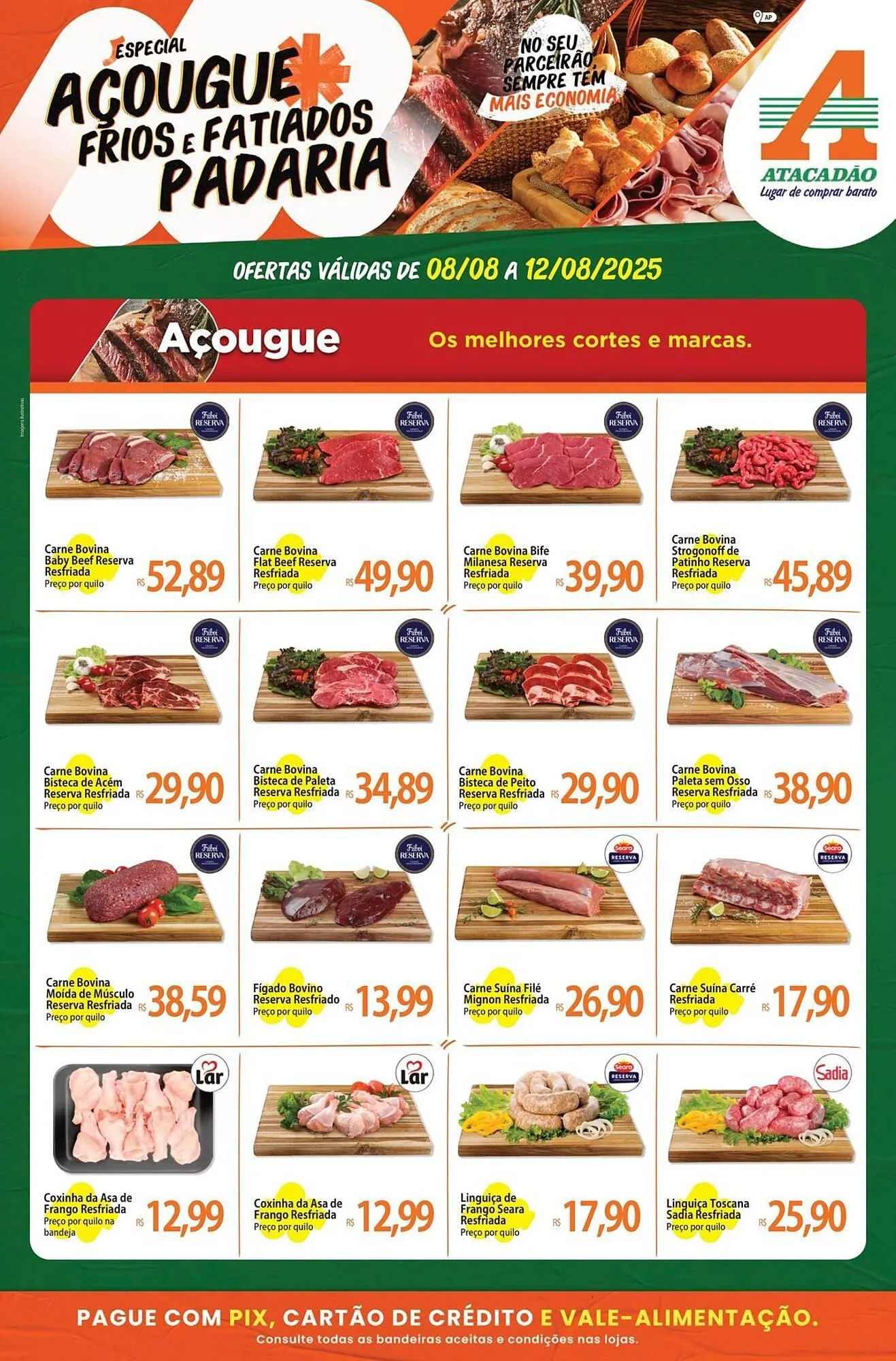 Encarte de Catálogo Atacadão 11 de agosto até 12 de agosto 2025 - Pagina 1