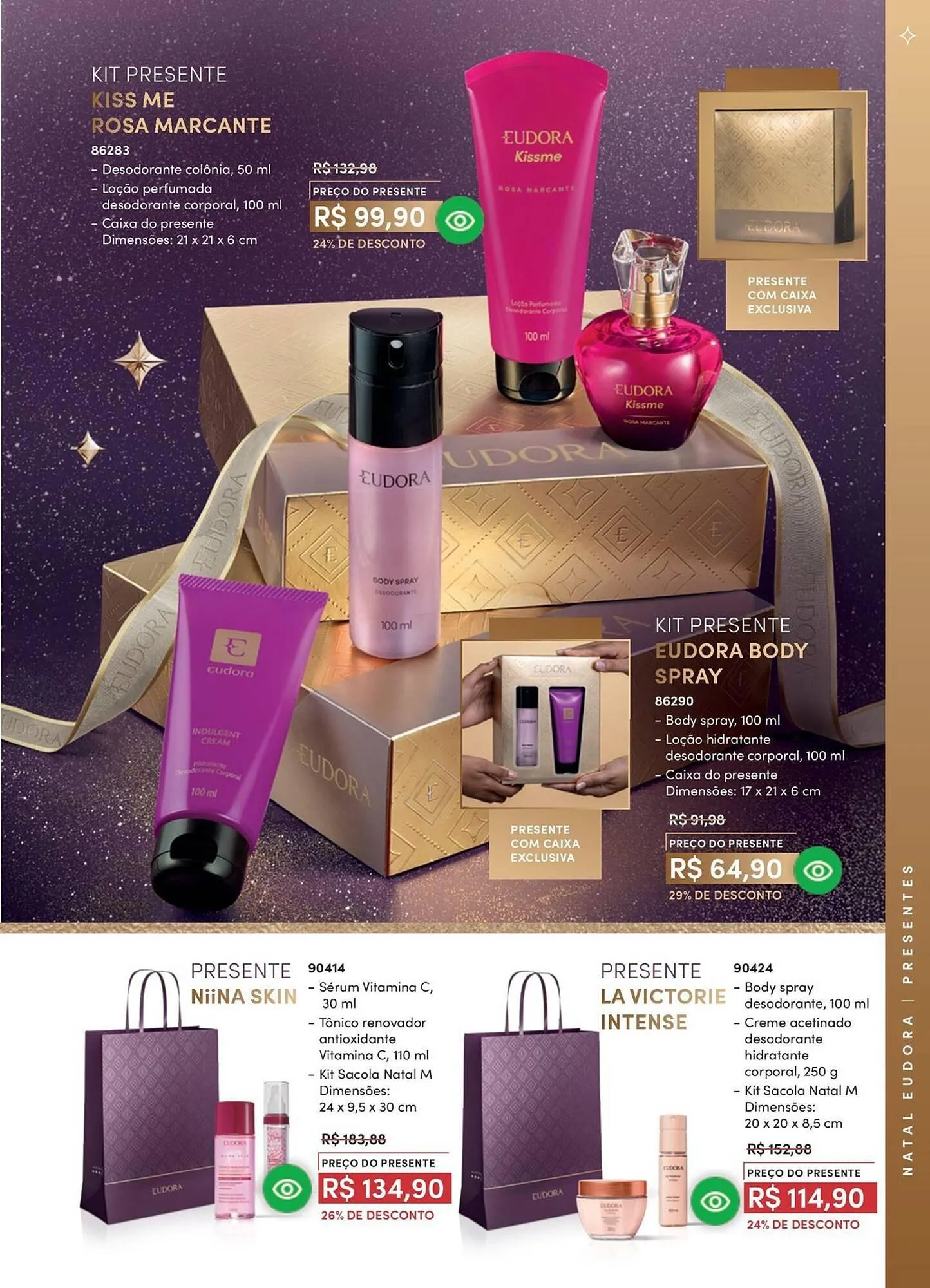 Encarte de Catálogo Eudora 27 de novembro até 27 de dezembro 2025 - Pagina 45