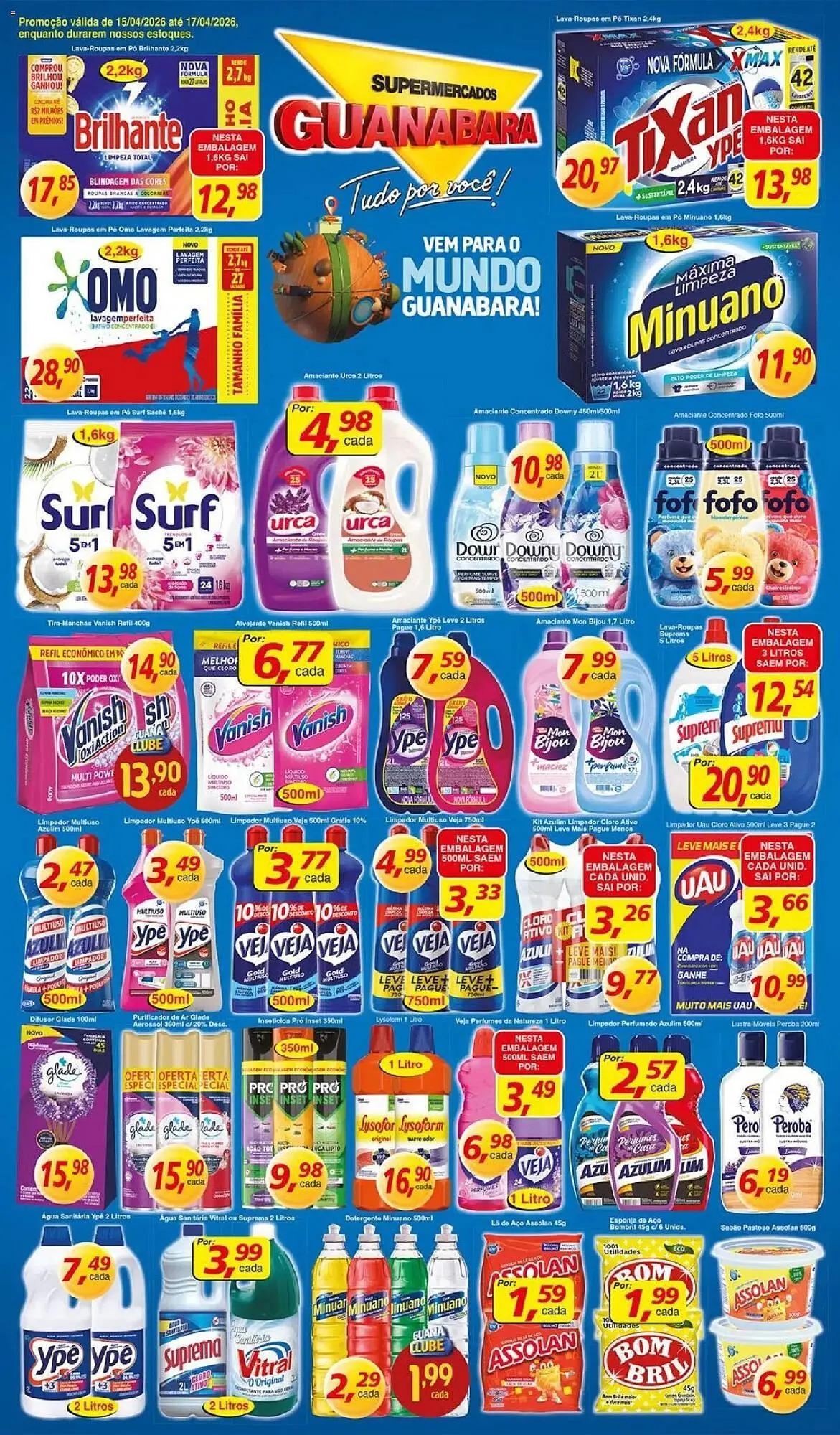 Encarte de Encarte Supermercados Guanabara 15 de abril até 17 de abril 2026 - Pagina 11