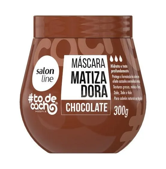 Máscara Salon Line #Todecacho Matizadora Chocolate 300gr
