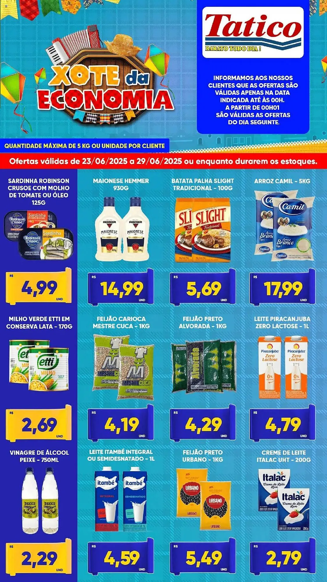 Encarte de Catálogo Tatico 23 de junho até 30 de junho 2025 - Pagina 3