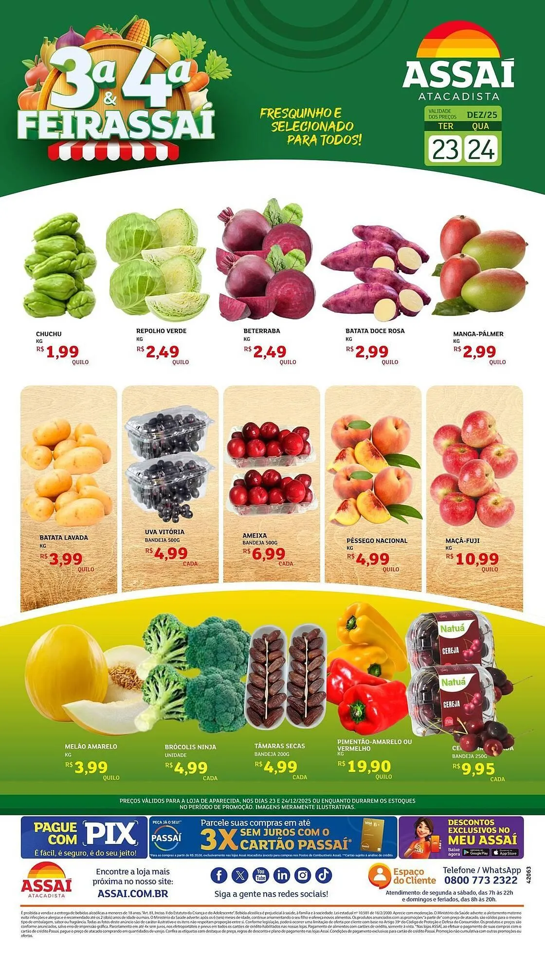 Encarte de Encarte Assaí Atacadista 23 de dezembro até 24 de dezembro 2025 - Pagina 1
