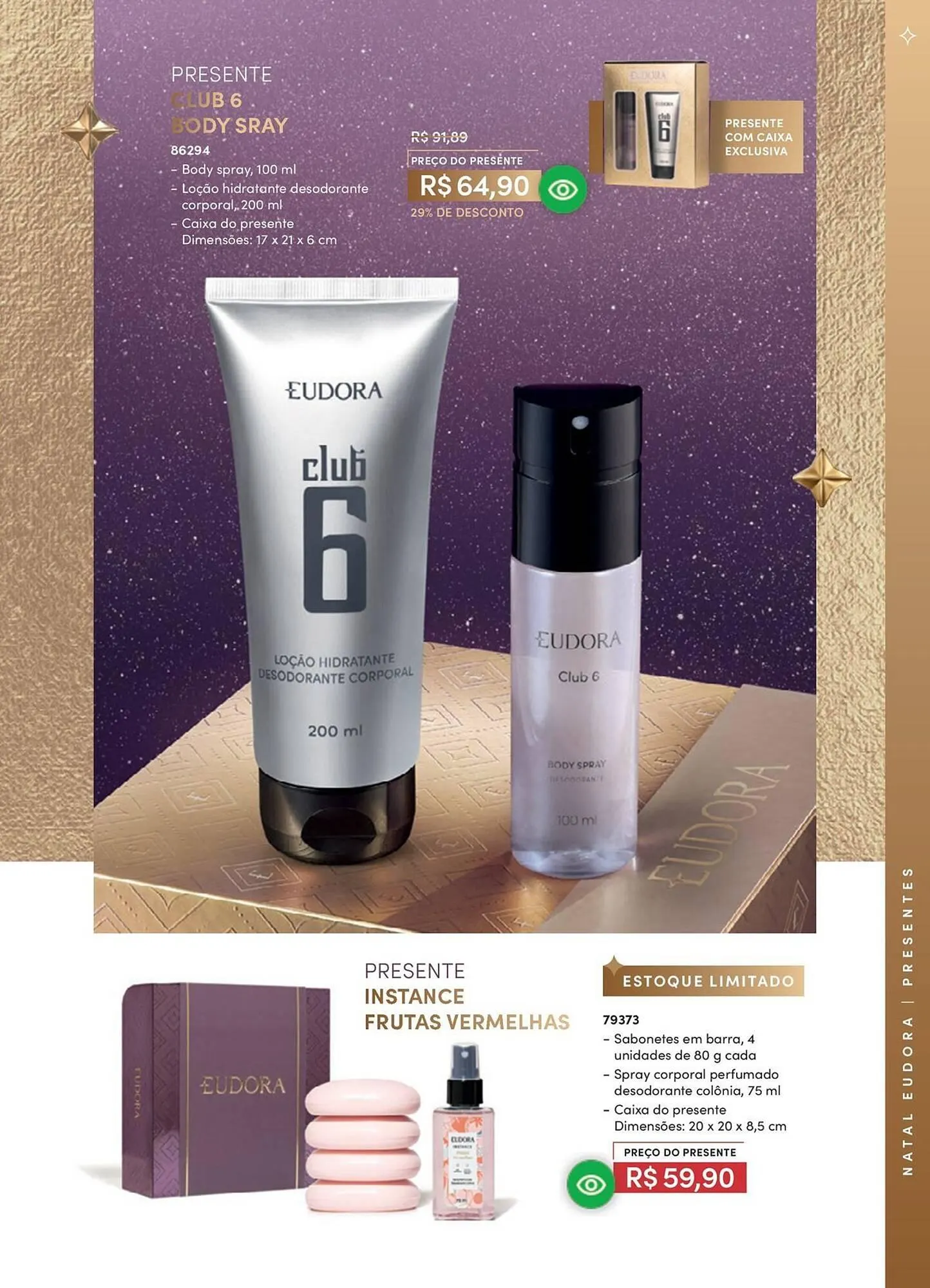 Encarte de Catálogo Eudora 8 de outubro até 8 de novembro 2025 - Pagina 43