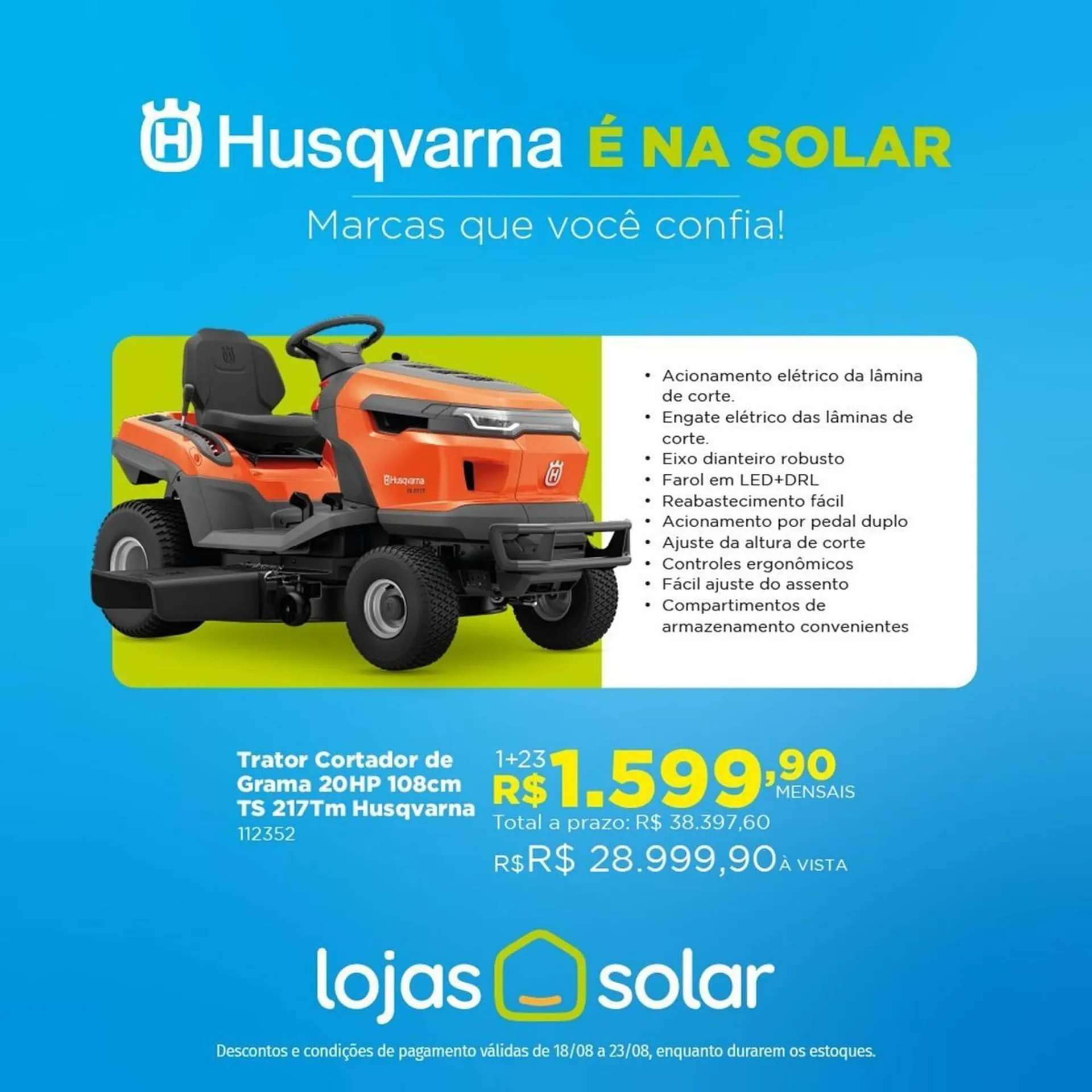 Encarte de Catálogo Lojas Solar 18 de agosto até 23 de agosto 2025 - Pagina 3