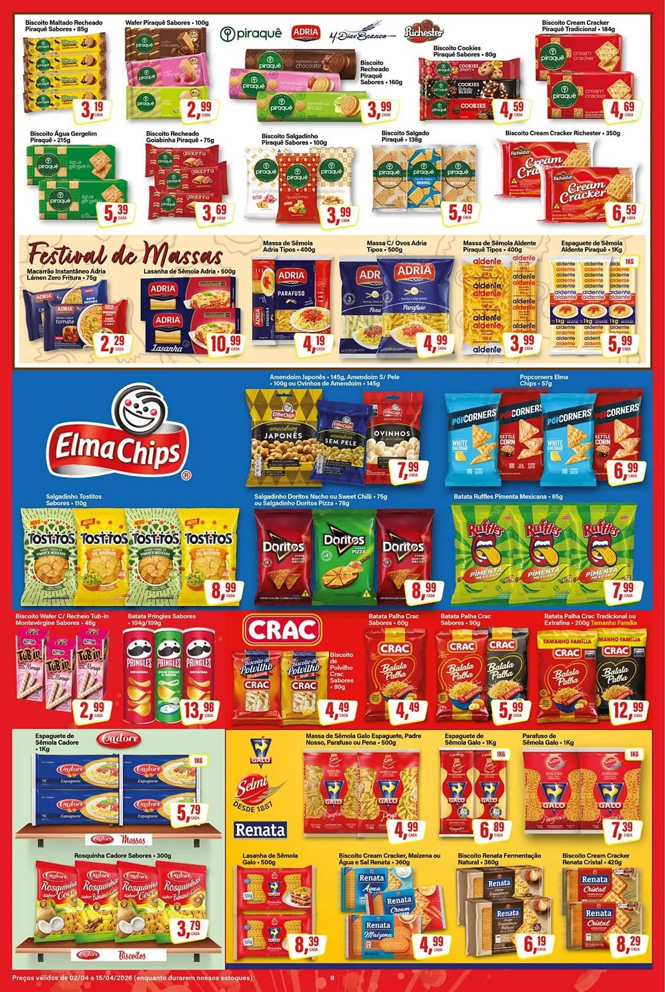 Encarte de Encarte Rede Supermarket 9 de abril até 15 de abril 2026 - Pagina 8