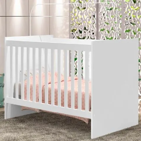 Berço Americano Giovana 0,77mx1,32m JA Branco
