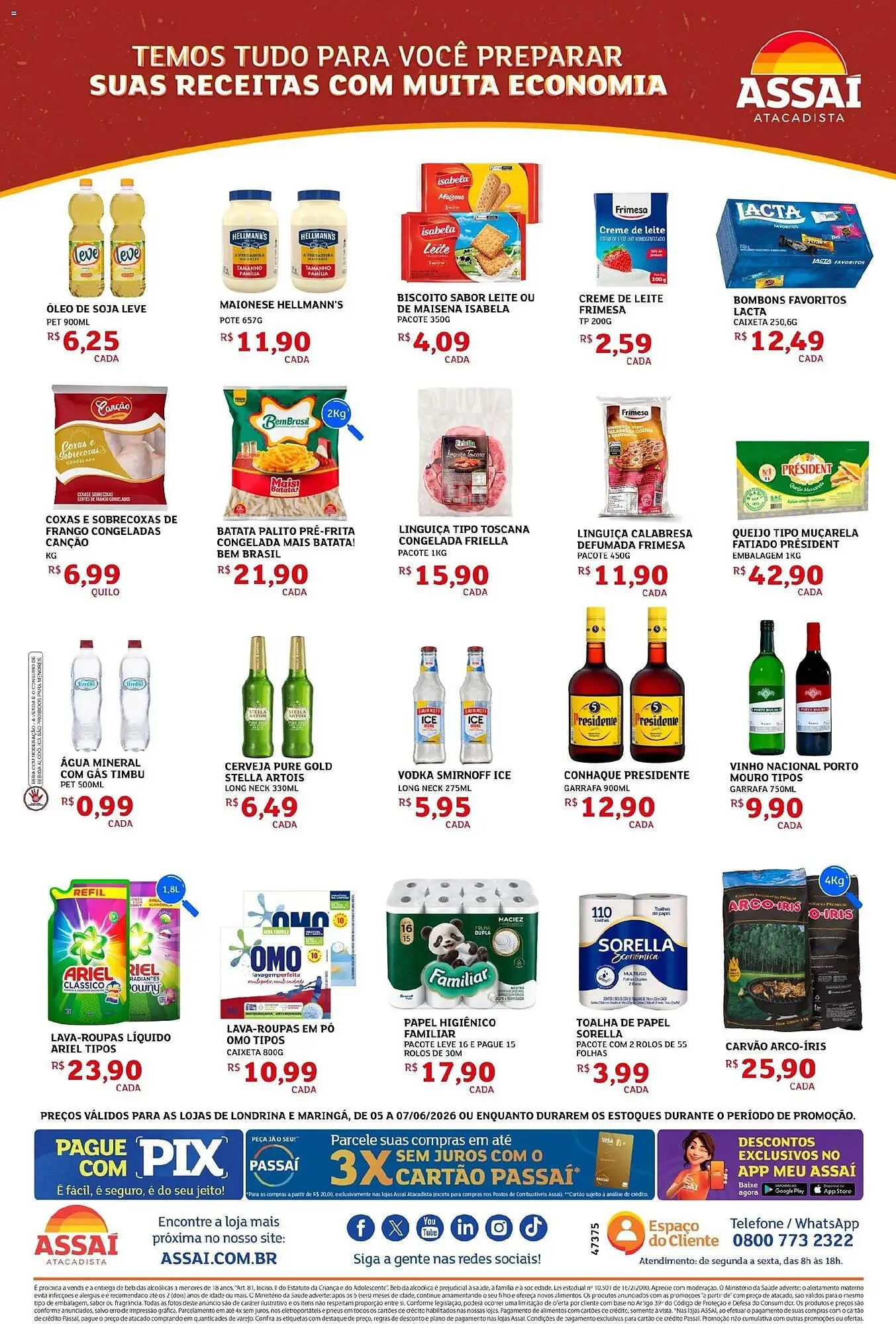 Encarte de Encarte Assaí Atacadista 5 de junho até 7 de junho 2026 - Pagina 2