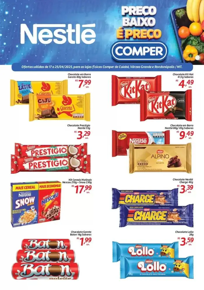 Encarte de Melhores ofertas e descontos 17 de abril até 25 de abril 2025 - Pagina 1