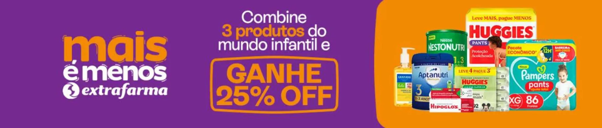 Encarte de Catálogo Extrafarma 4 de agosto até 21 de agosto 2025 - Pagina 1