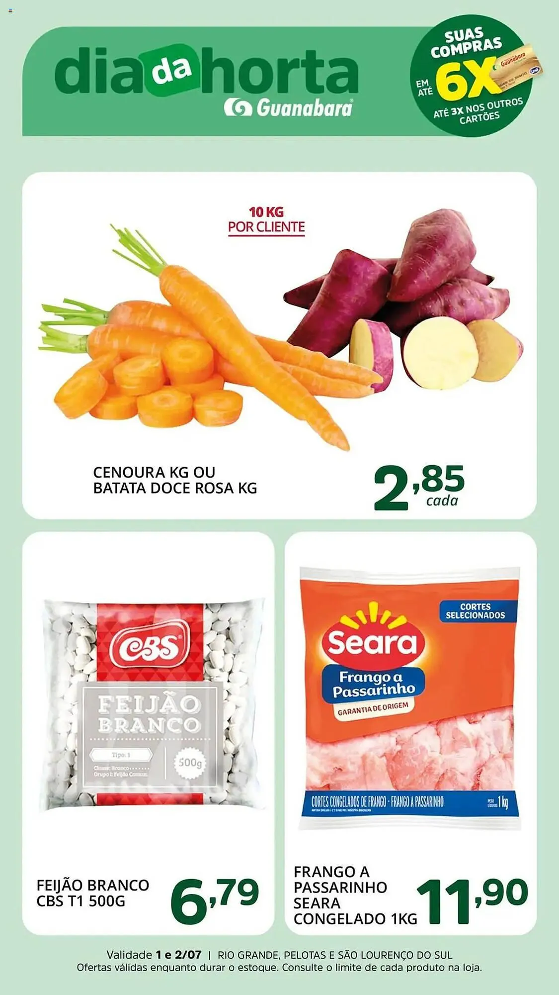 Encarte de Catálogo Supermercados Guanabara 1 de julho até 2 de julho 2025 - Pagina 3