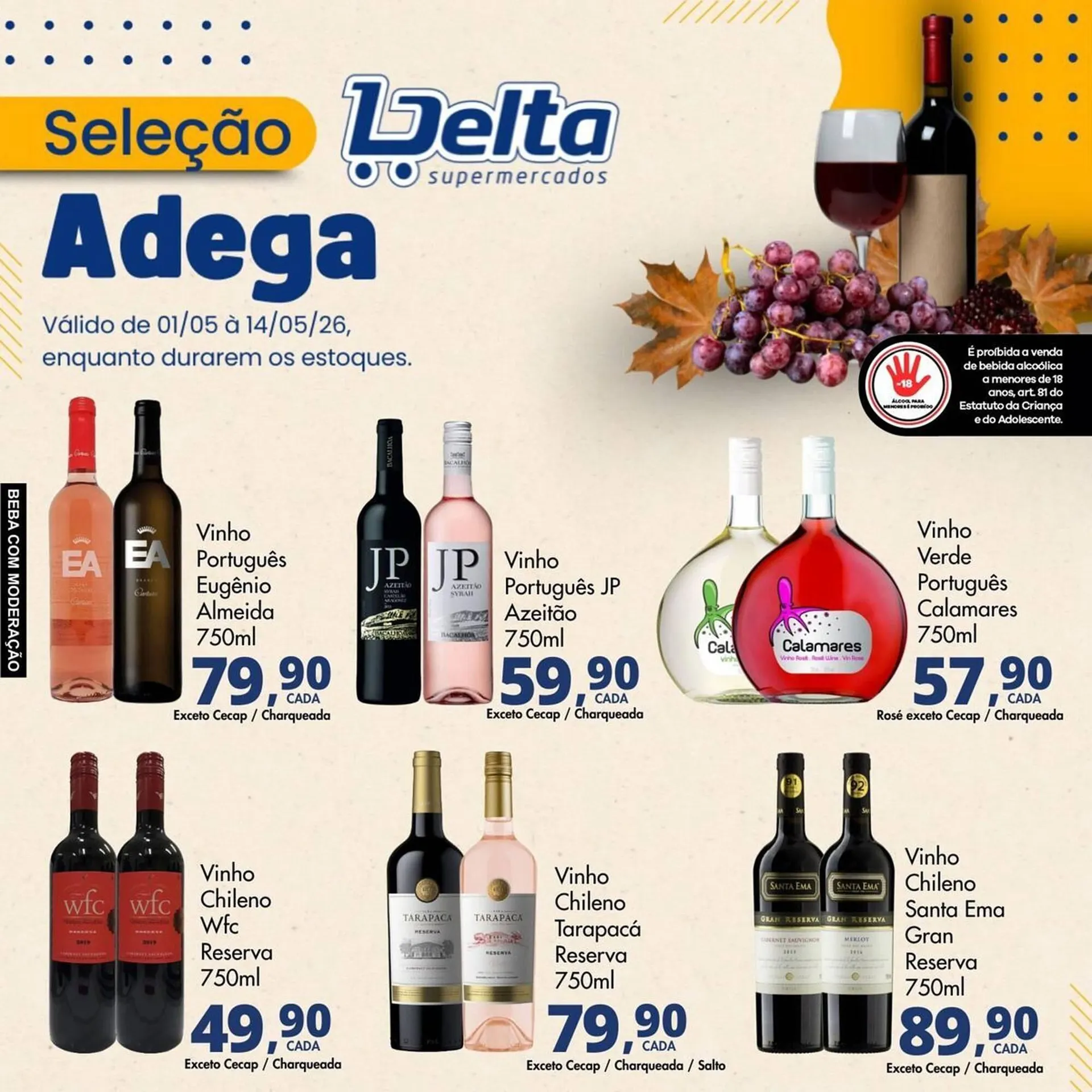 Encarte de Catálogo Delta Supermercados 1 de maio até 14 de maio 2026 - Pagina 1