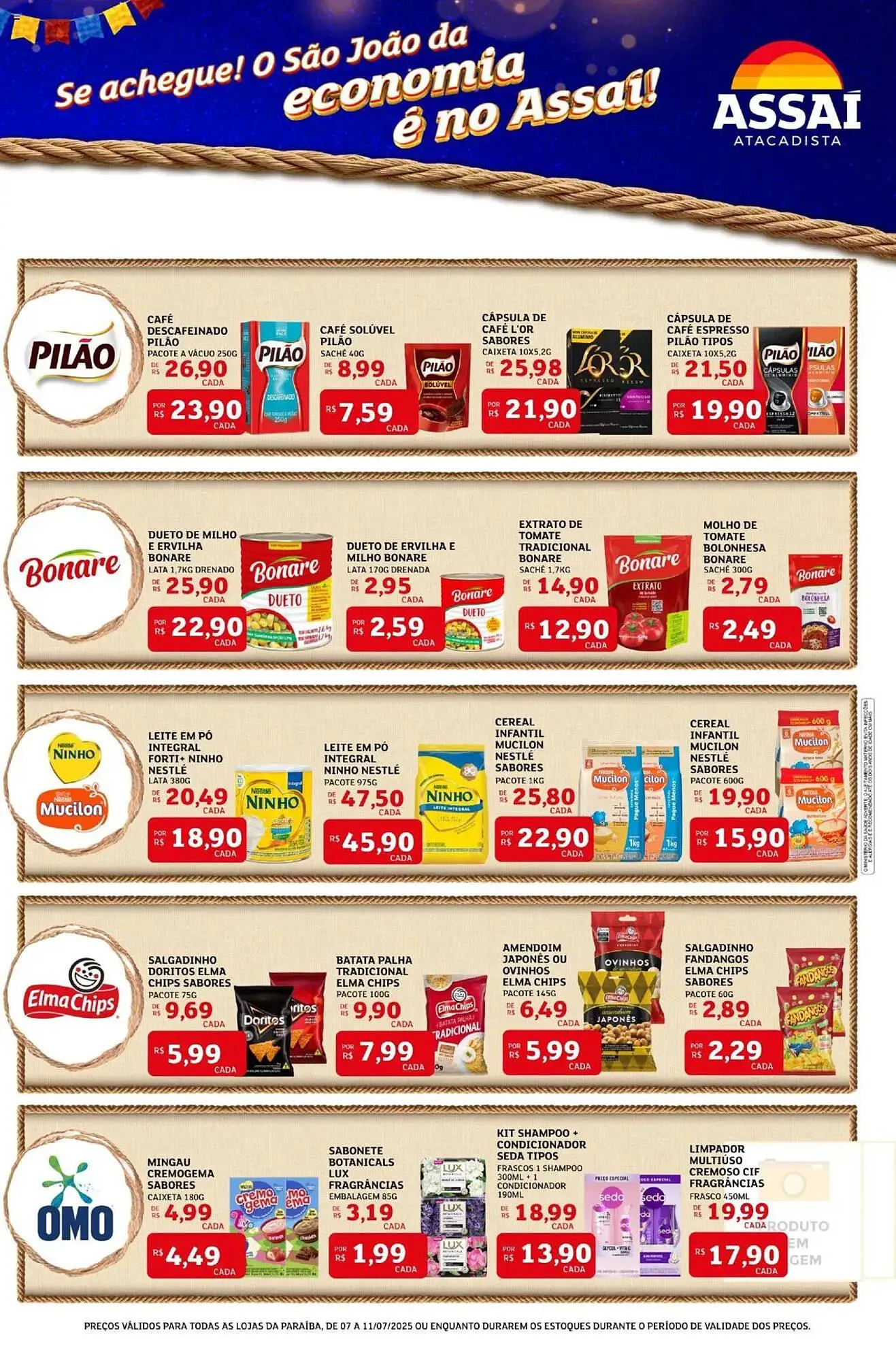 Encarte de Catálogo Assaí Atacadista 7 de julho até 11 de julho 2025 - Pagina 3