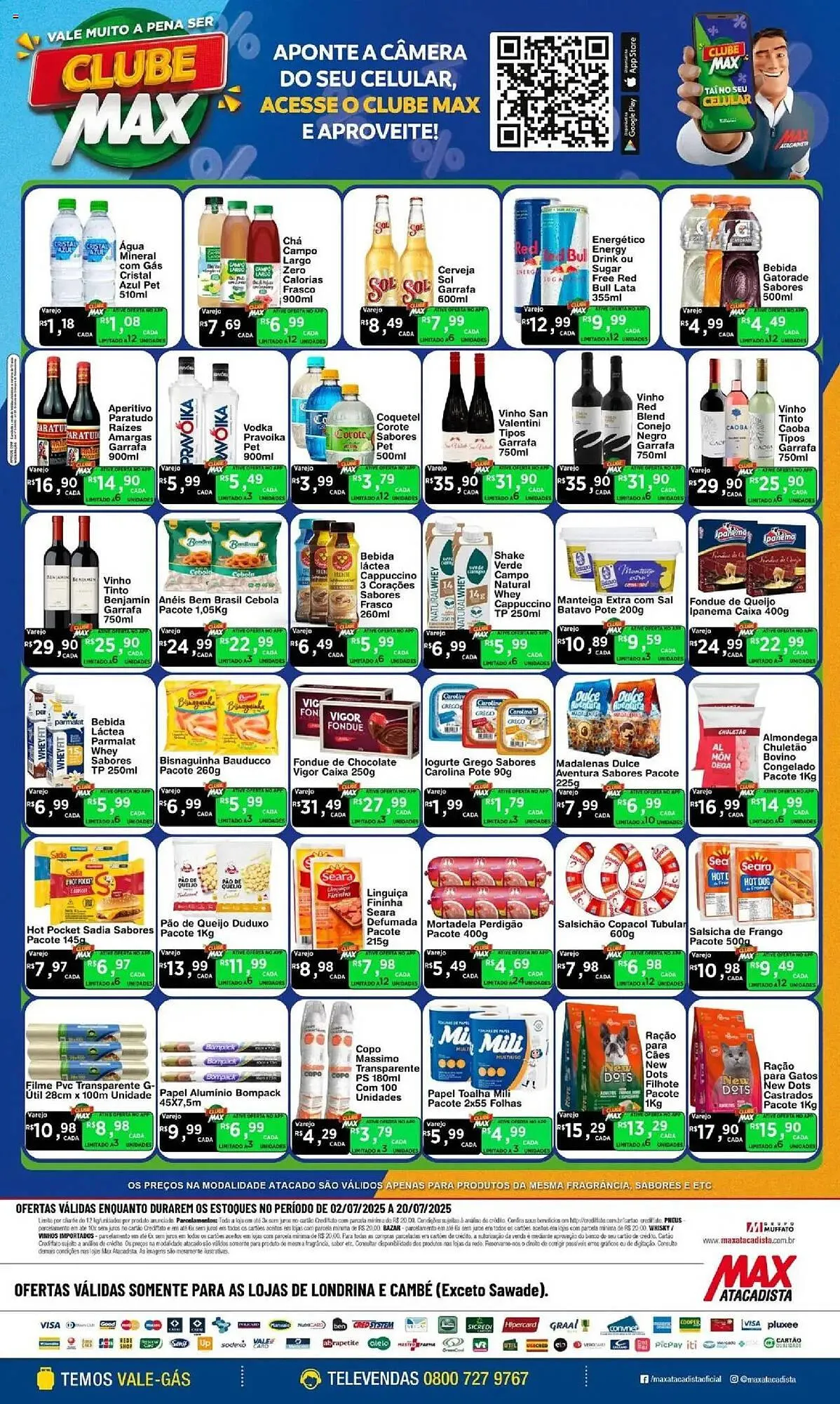 Encarte de Catálogo Max Atacadista 2 de julho até 20 de julho 2025 - Pagina 2