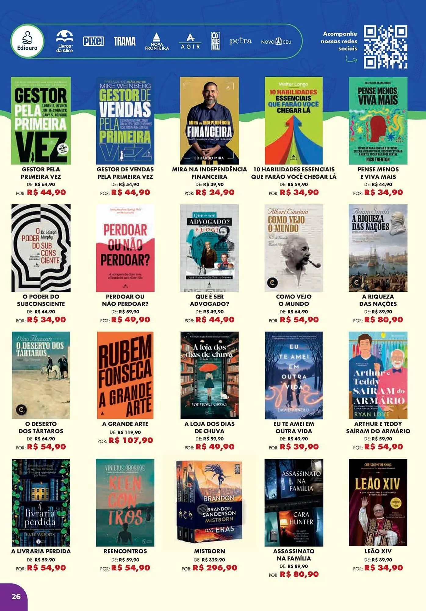 Encarte de Catálogo Livraria Leitura 1 de agosto até 30 de setembro 2025 - Pagina 26