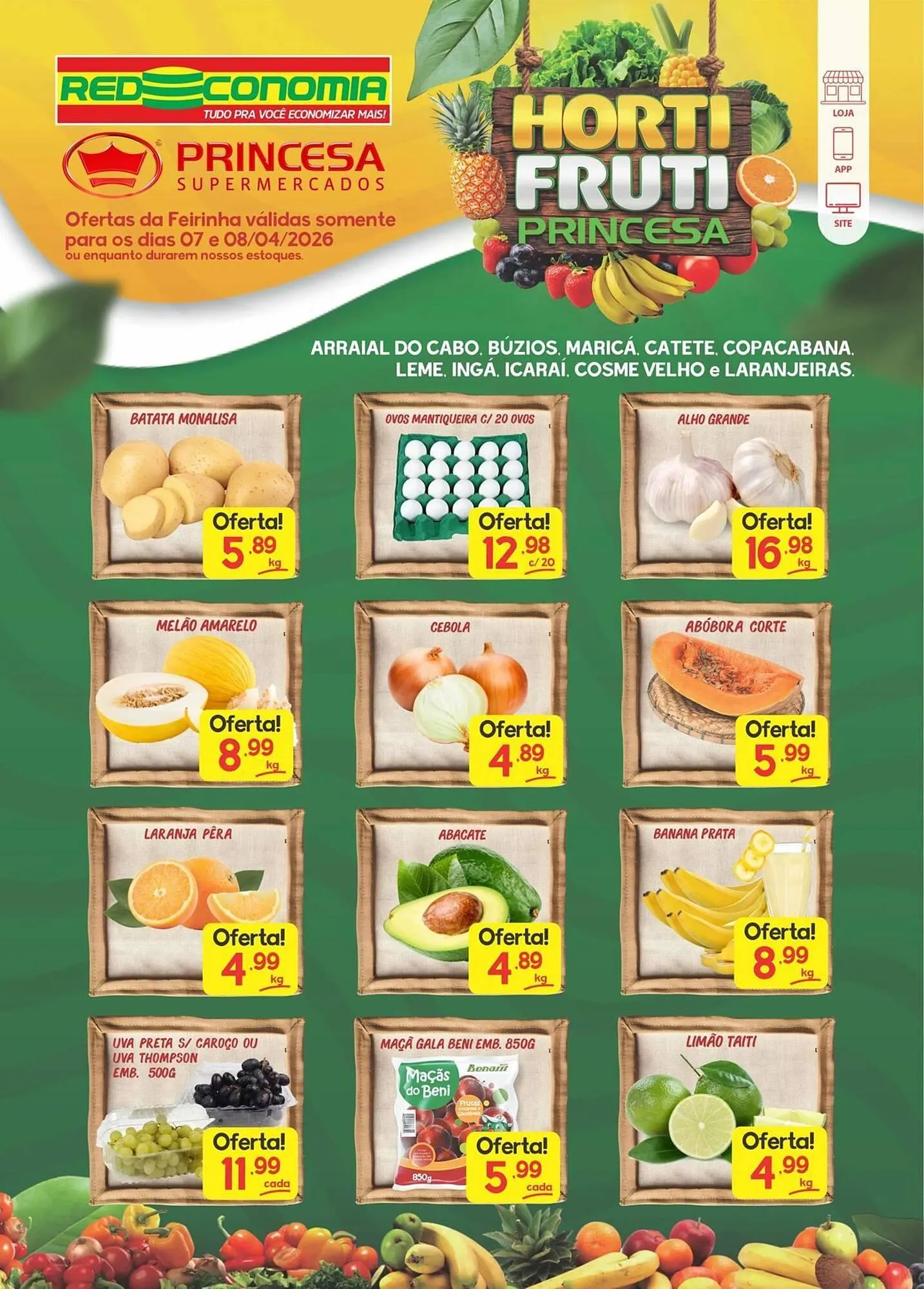 Encarte de Encarte Supermercados Princesa 7 de abril até 9 de abril 2026 - Pagina 1