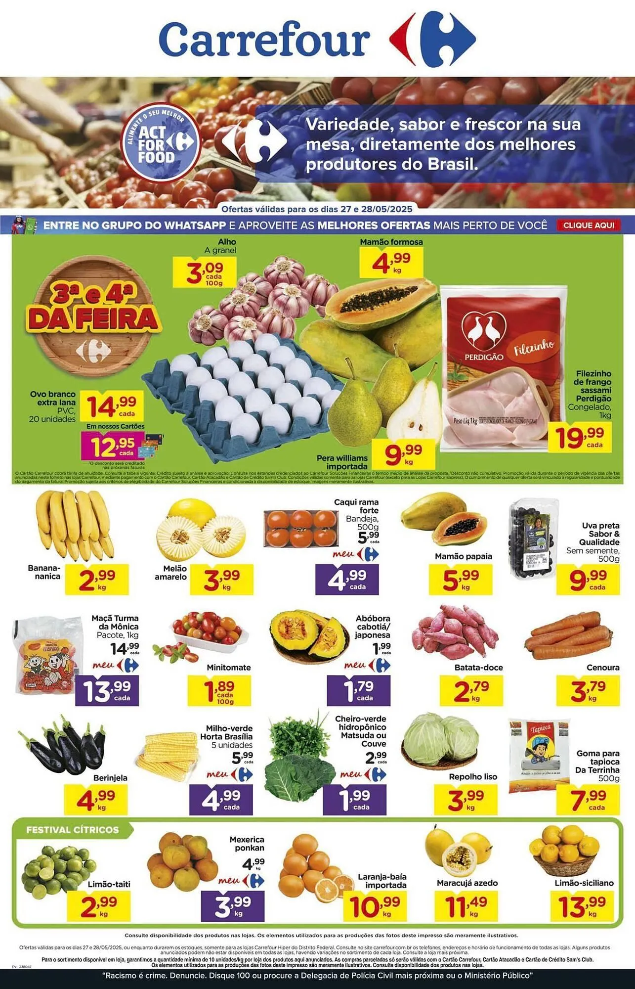 Encarte de Catálogo Carrefour 27 de maio até 28 de maio 2025 - Pagina 1