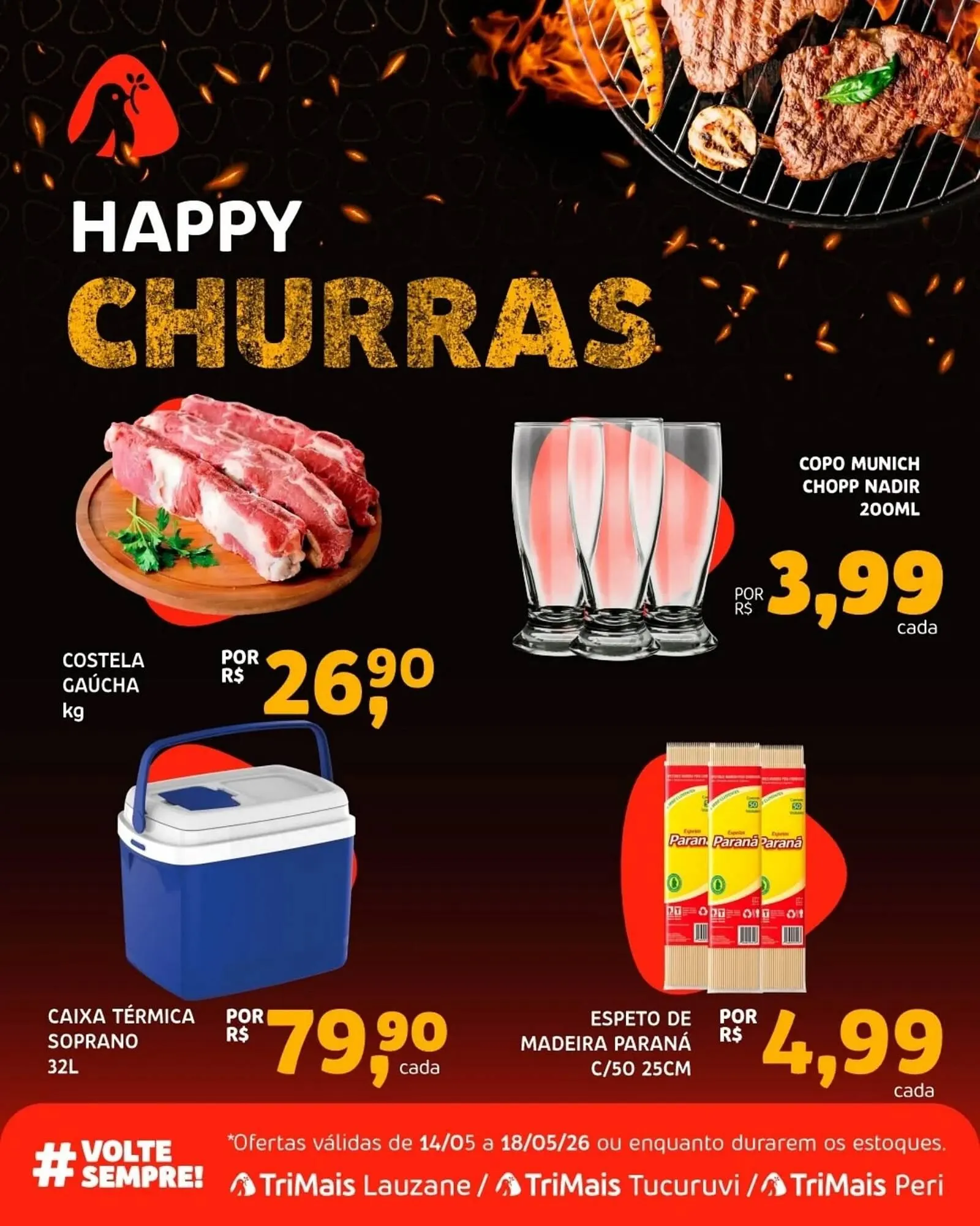Encarte de Catálogo Trimais Supermercado 15 de maio até 18 de maio 2026 - Pagina 2