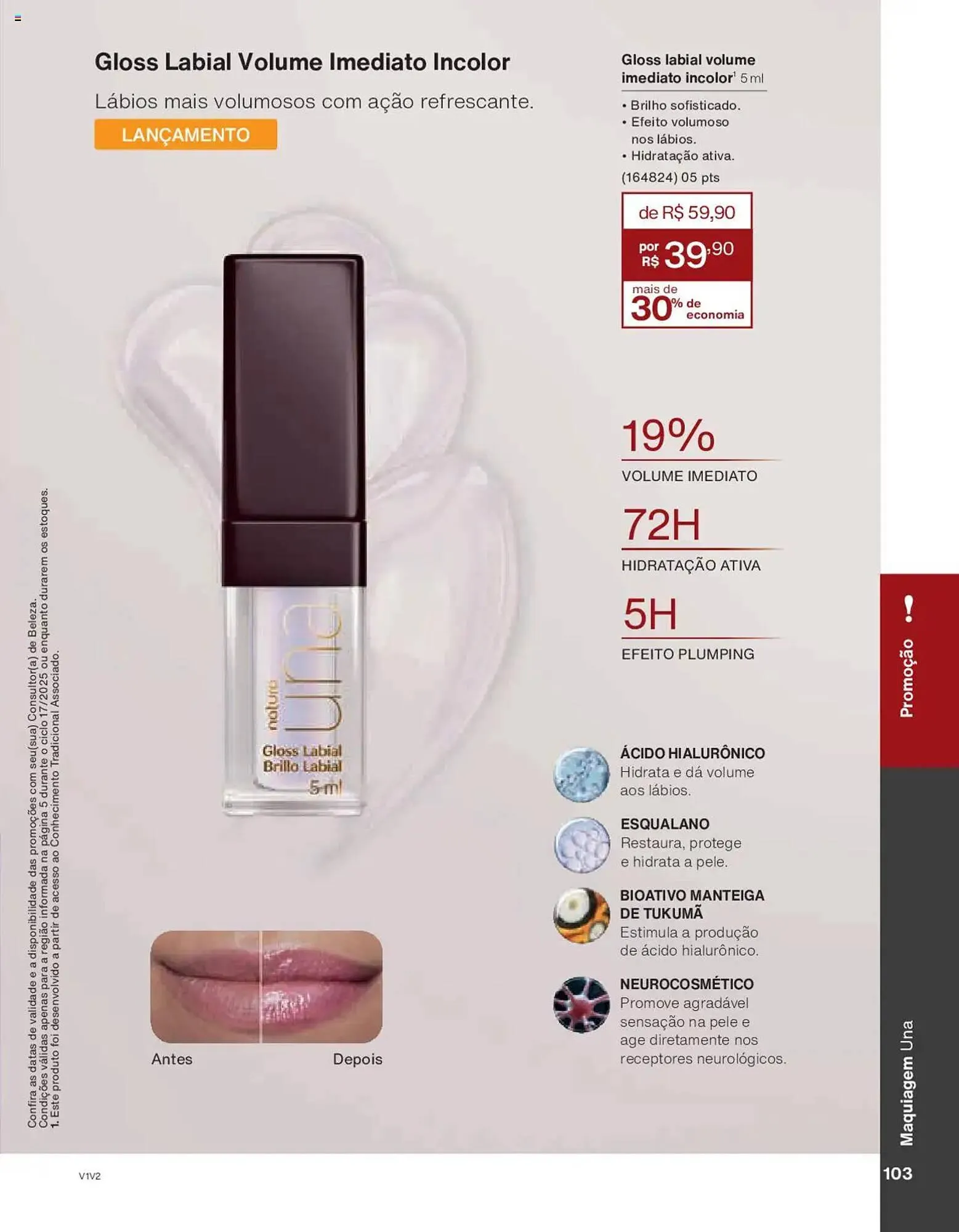 Encarte de Catálogo Natura 14 de outubro até 4 de novembro 2025 - Pagina 103