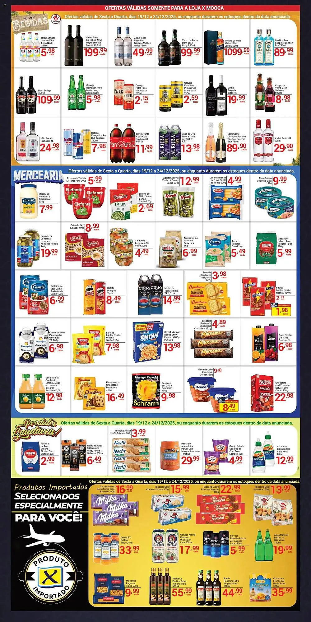 Encarte de Folheto X Supermercados 19 de dezembro até 24 de dezembro 2025 - Pagina 2