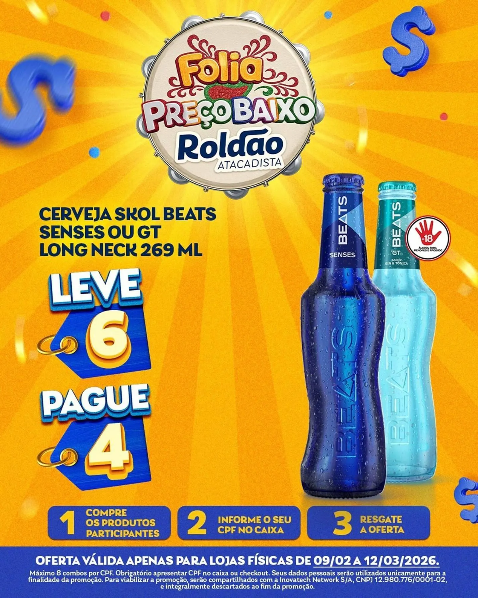 Encarte de Folheto Roldão 9 de fevereiro até 28 de fevereiro 2026 - Pagina 6
