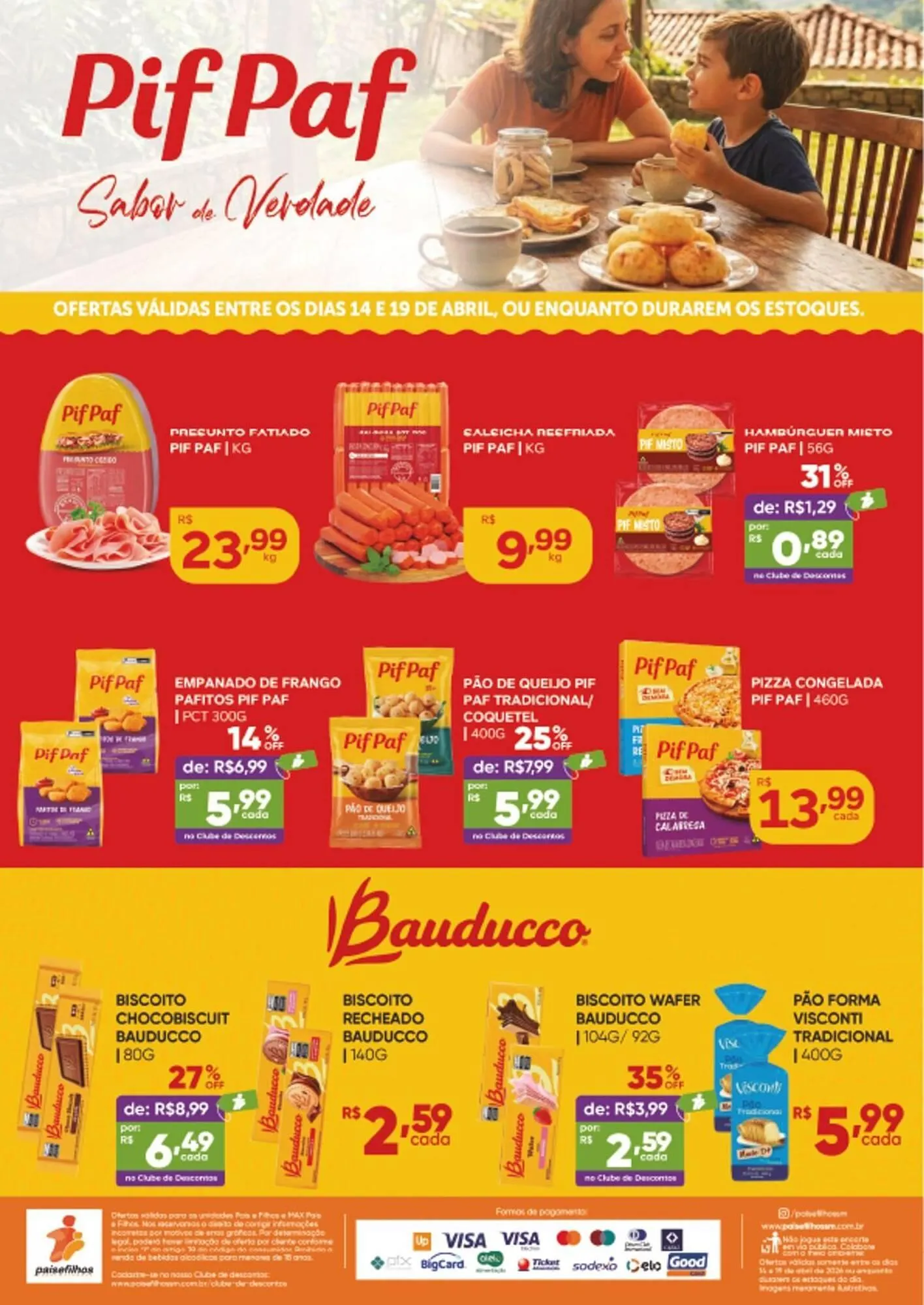 Encarte de Catálogo Pais e Filhos Supermercados 14 de abril até 19 de abril 2026 - Pagina 2