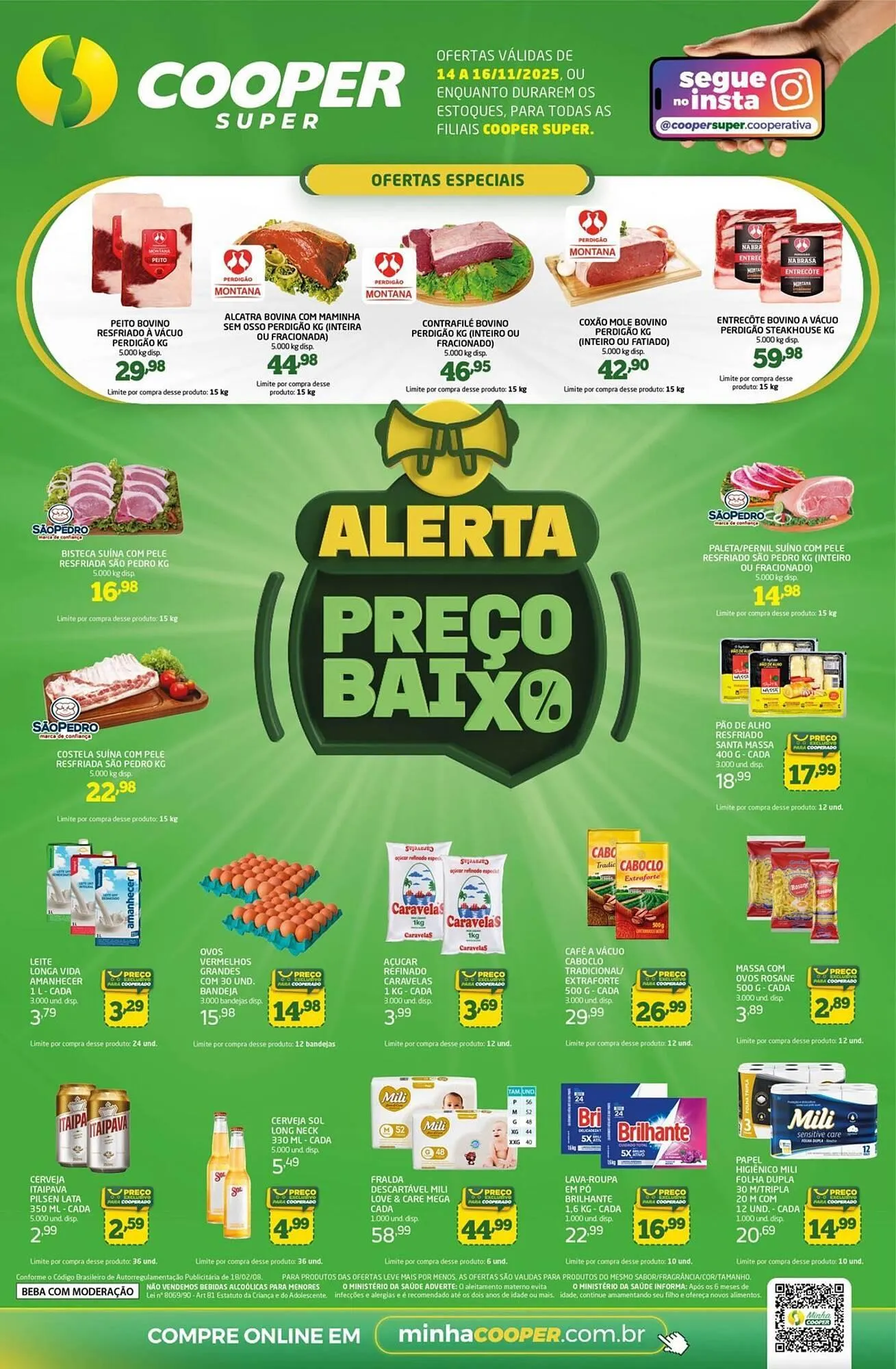 Encarte de Tabloide Cooper 14 de novembro até 16 de novembro 2025 - Pagina 1