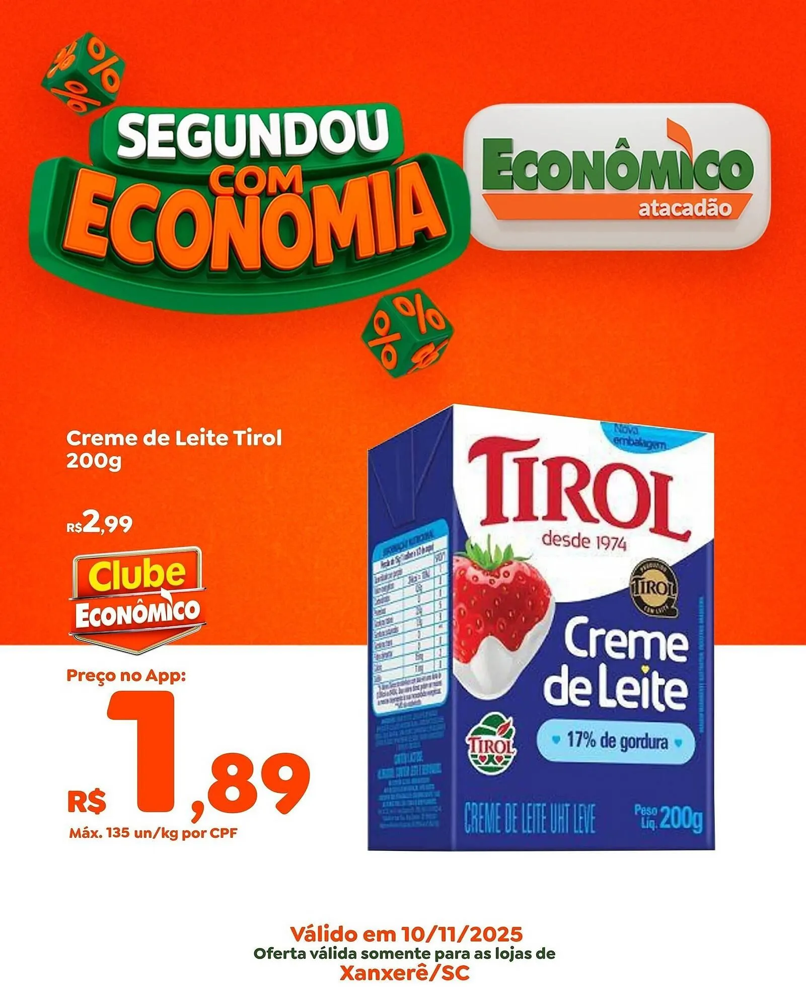 Encarte de Catálogo Econômico Atacadão 10 de novembro até 10 de novembro 2025 - Pagina 2