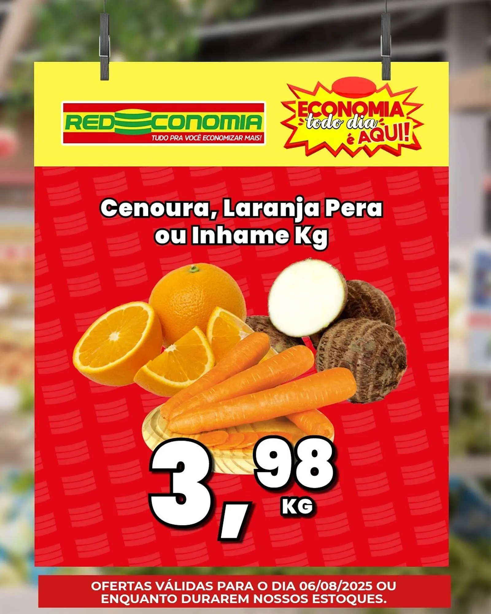 Encarte de Catálogo Rede Economia 6 de agosto até 6 de agosto 2025 - Pagina 1