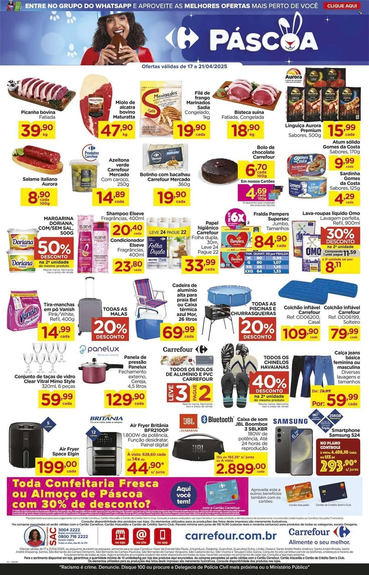 Encarte de Catálogo Carrefour 17 de abril até 21 de abril 2025 - Pagina 2