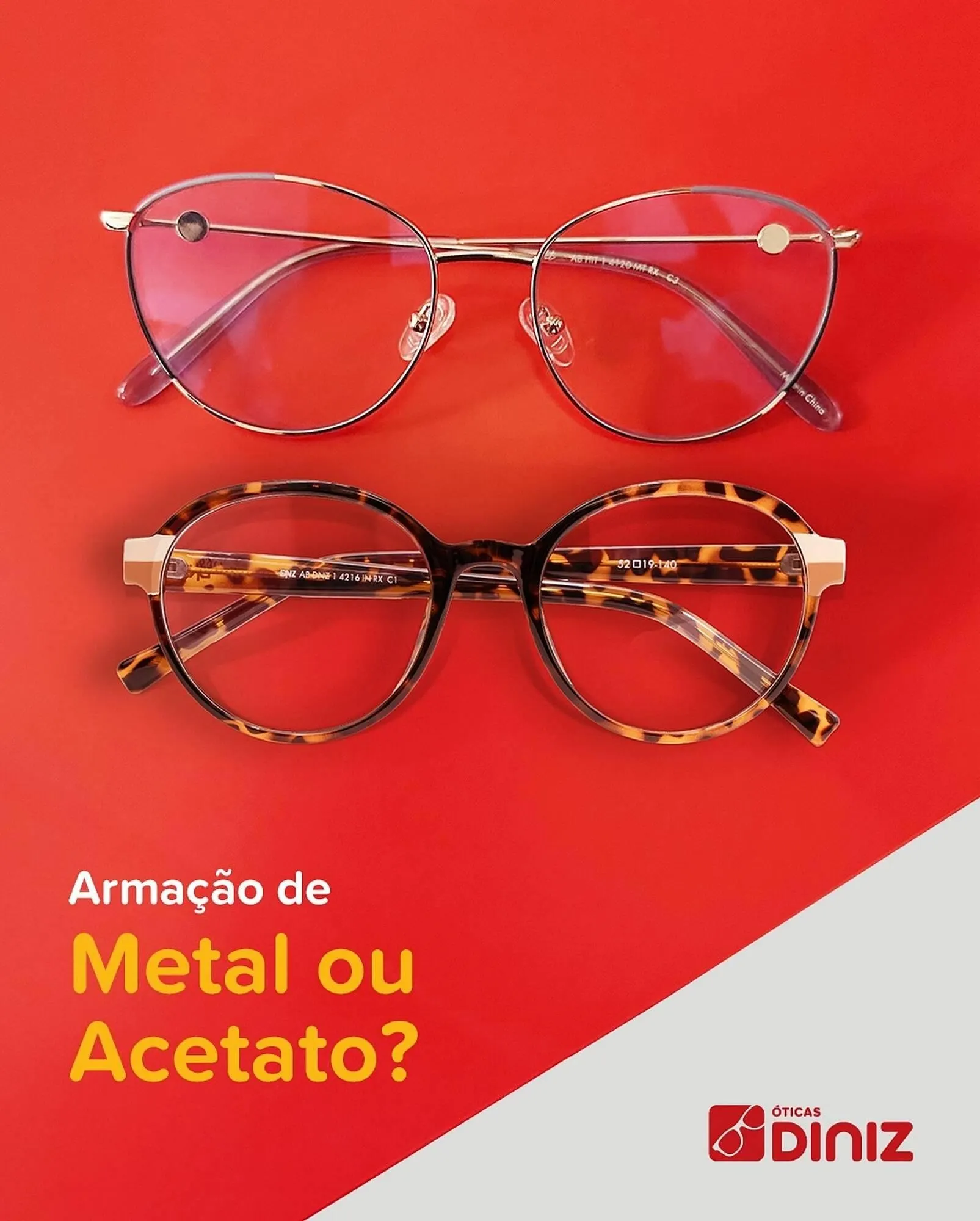 Encarte de Catálogo Óticas Diniz 1 de julho até 5 de julho 2025 - Pagina 1