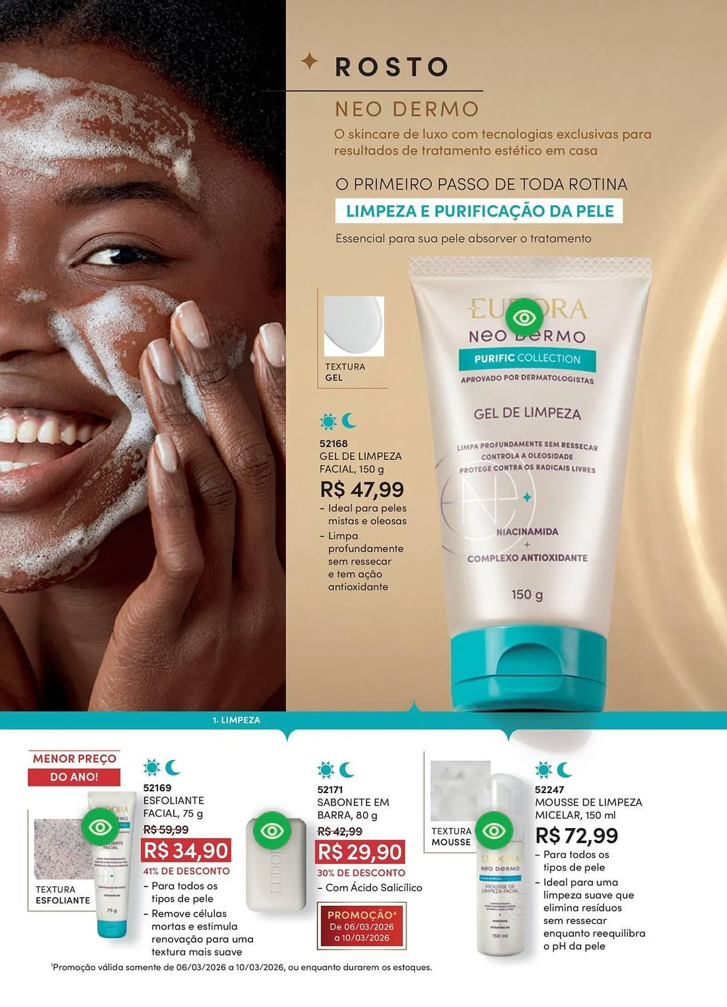 Encarte de Catálogo Eudora 24 de fevereiro até 31 de março 2026 - Pagina 74