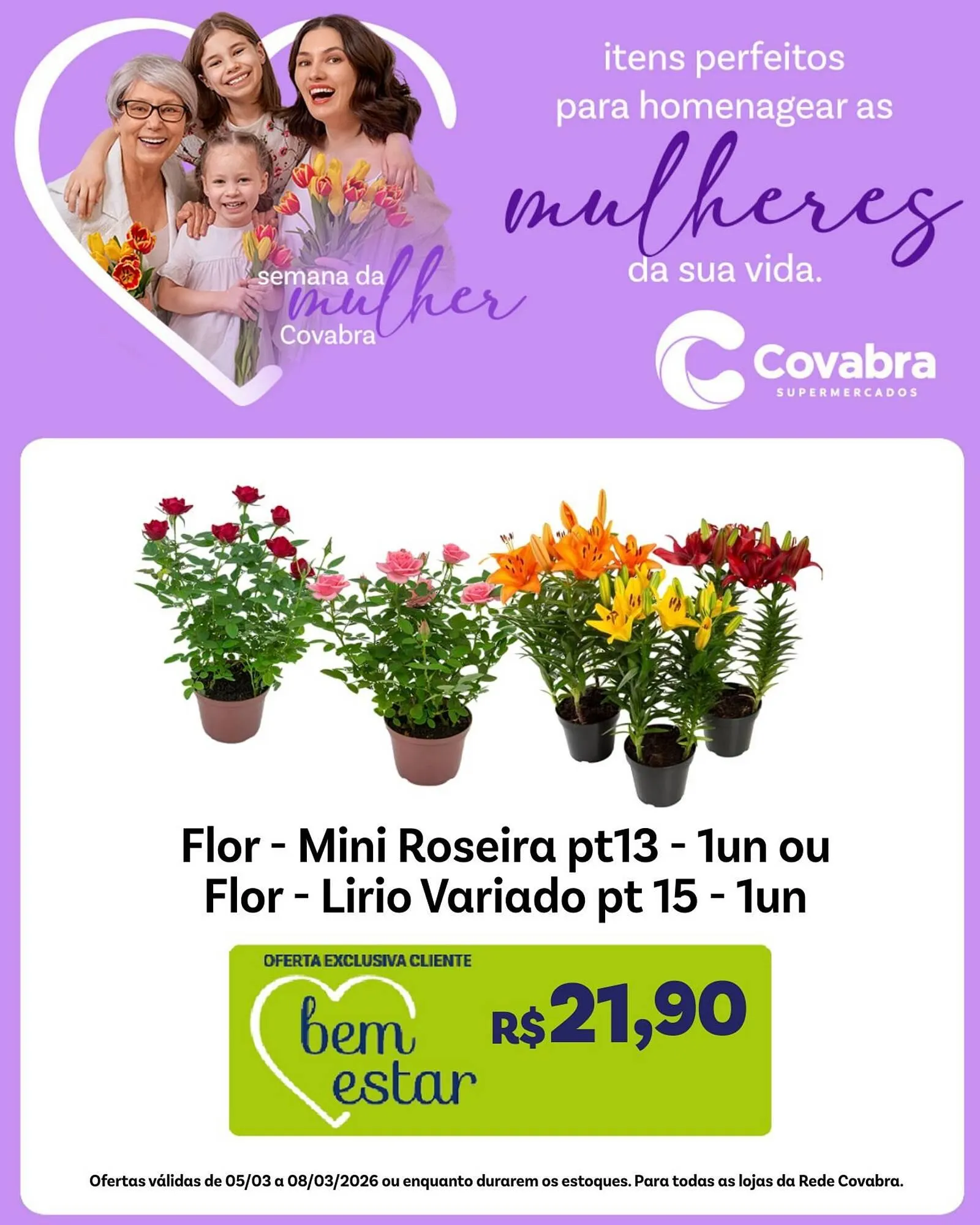 Encarte de Catálogo Covabra Supermercados 6 de março até 9 de março 2026 - Pagina 4