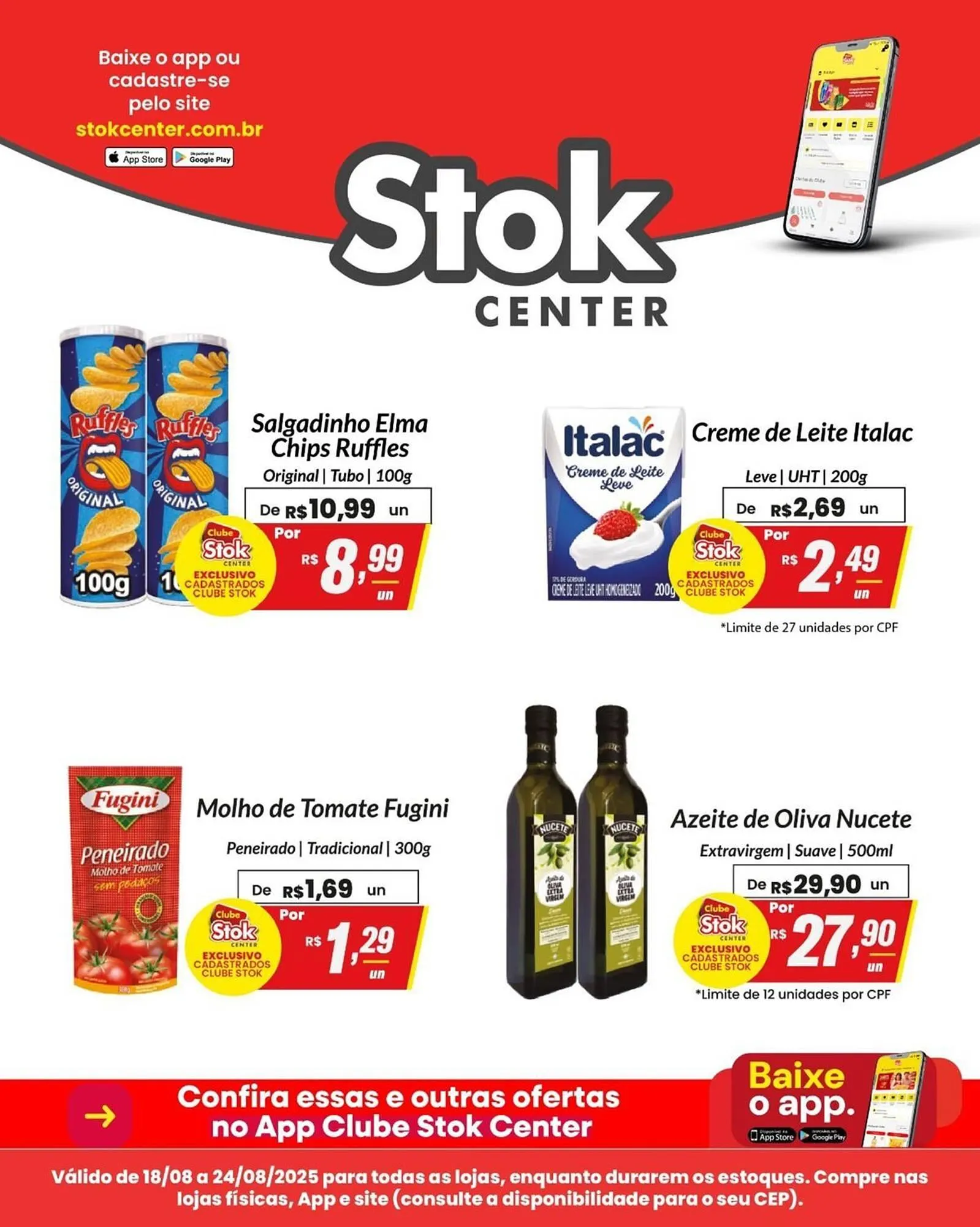 Encarte de Catálogo Stok Center 18 de agosto até 24 de agosto 2025 - Pagina 1