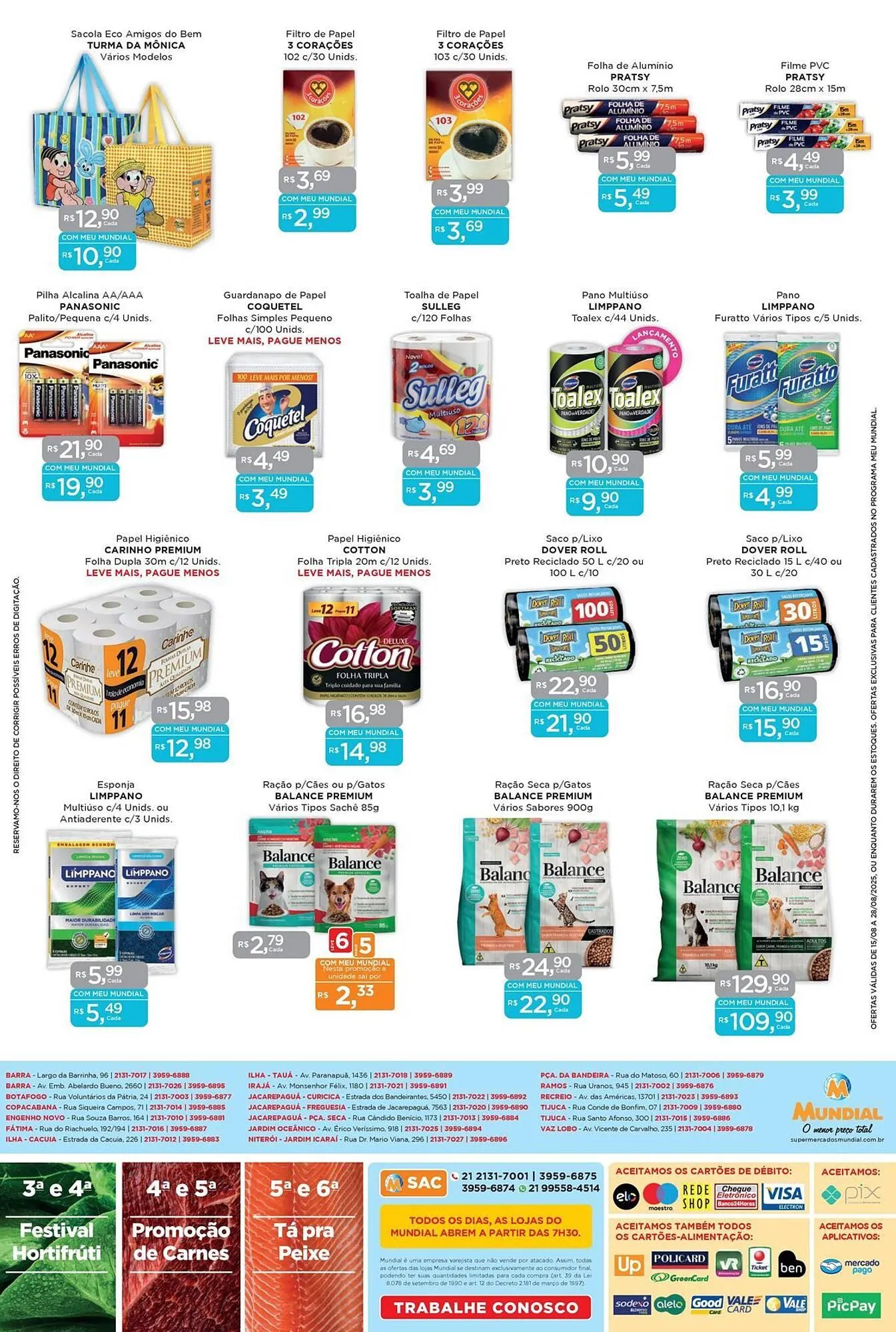 Encarte de Catálogo Supermercados Mundial 15 de agosto até 29 de agosto 2025 - Pagina 12