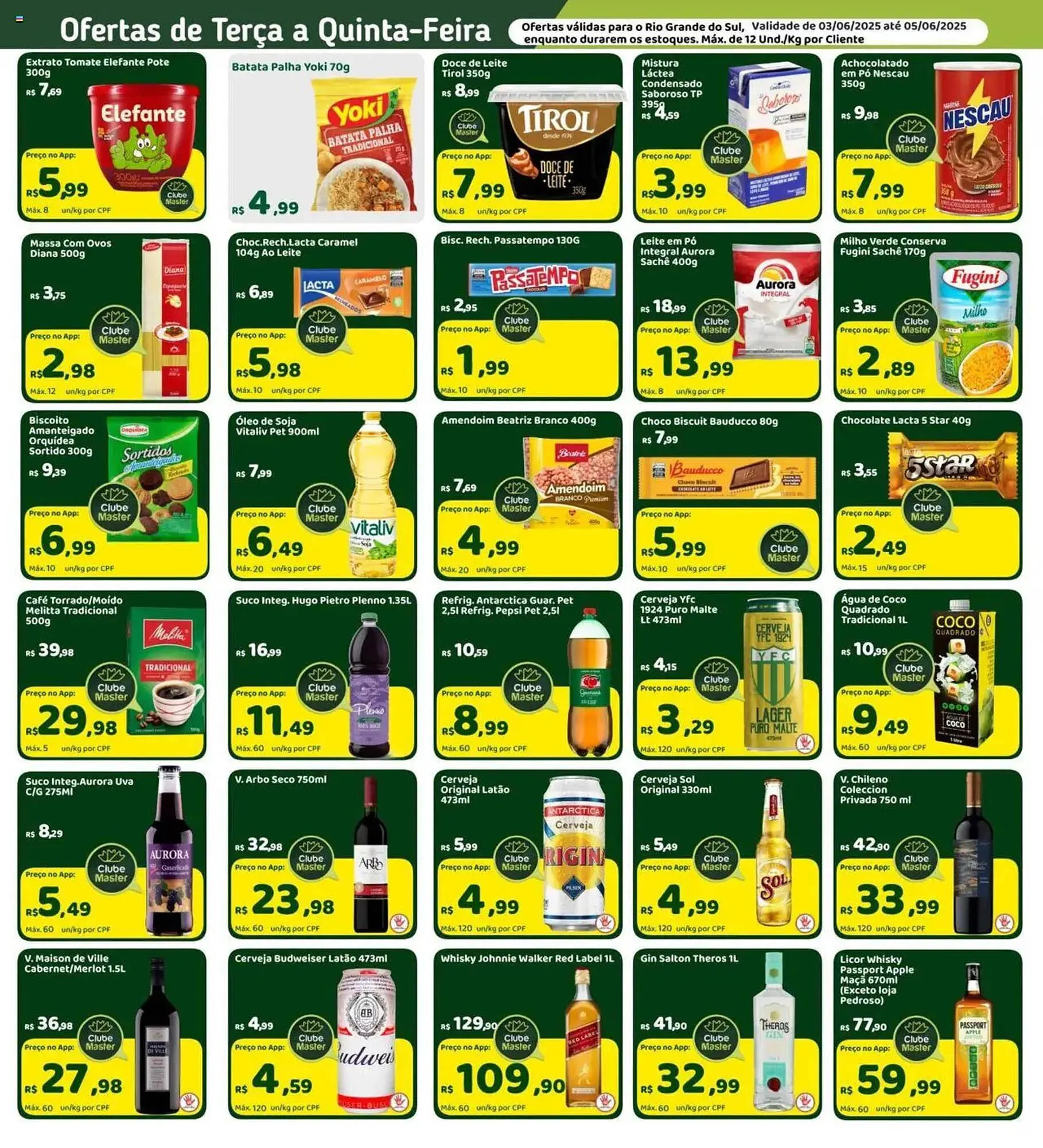 Encarte de Catálogo Master Supermercados 3 de junho até 5 de junho 2025 - Pagina 3