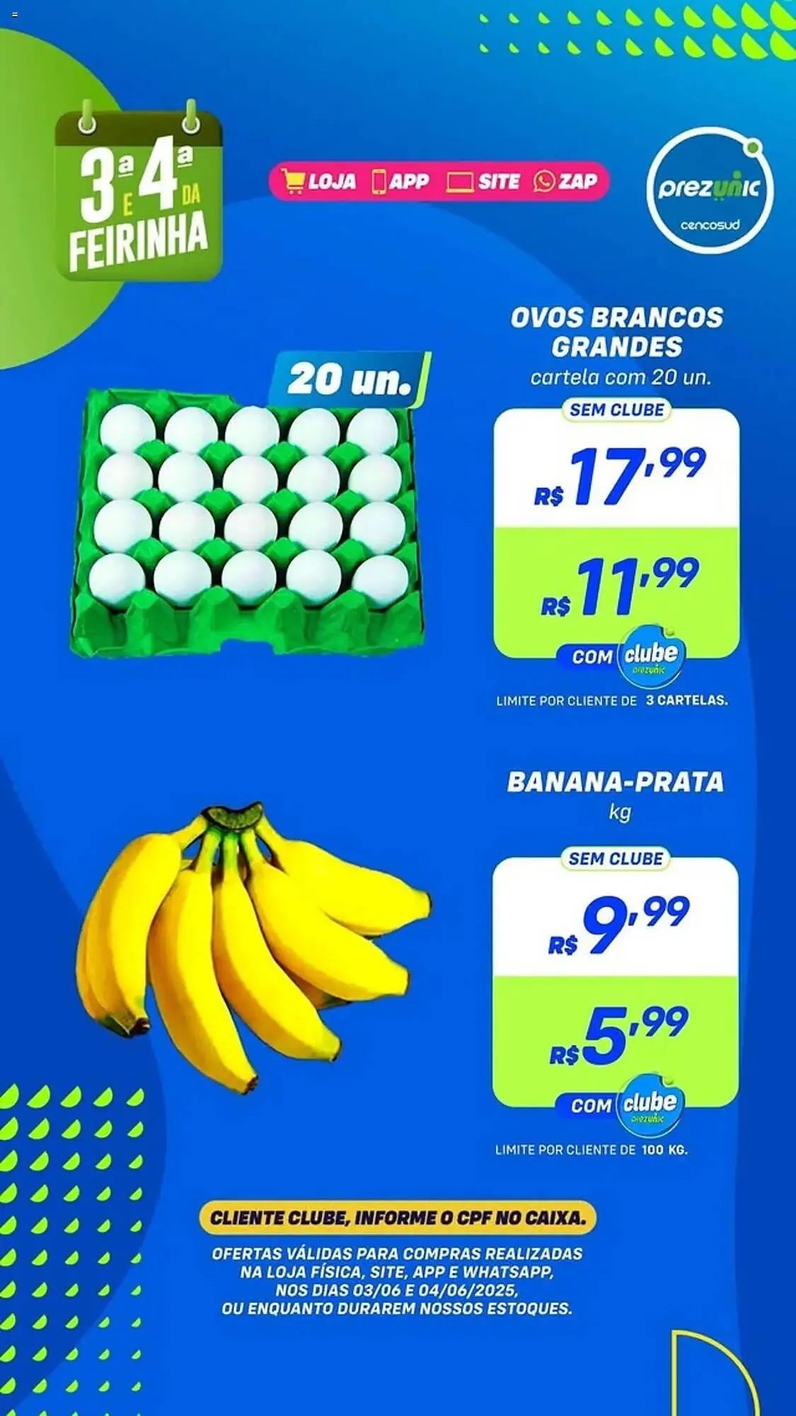 Encarte de Catálogo Prezunic 3 de junho até 4 de junho 2025 - Pagina 1