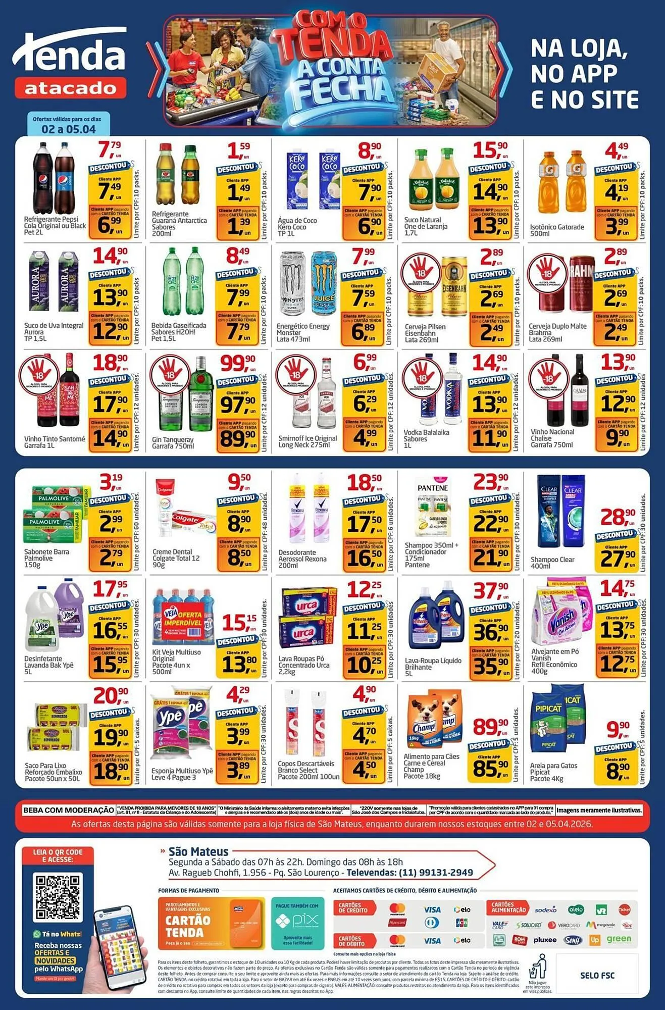 Encarte de Folheto Tenda Atacado 2 de abril até 5 de abril 2026 - Pagina 4