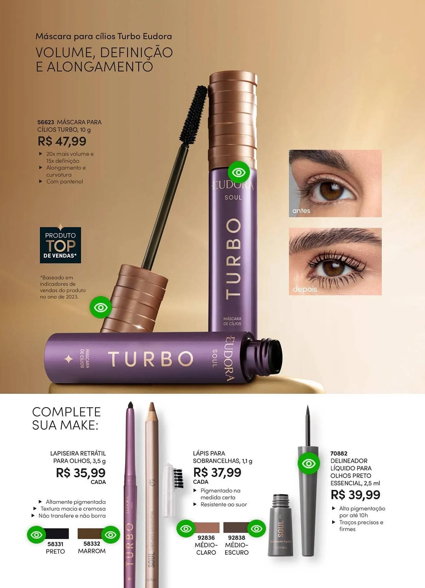 Encarte de Catálogo Eudora 4 de junho até 30 de junho 2025 - Pagina 52