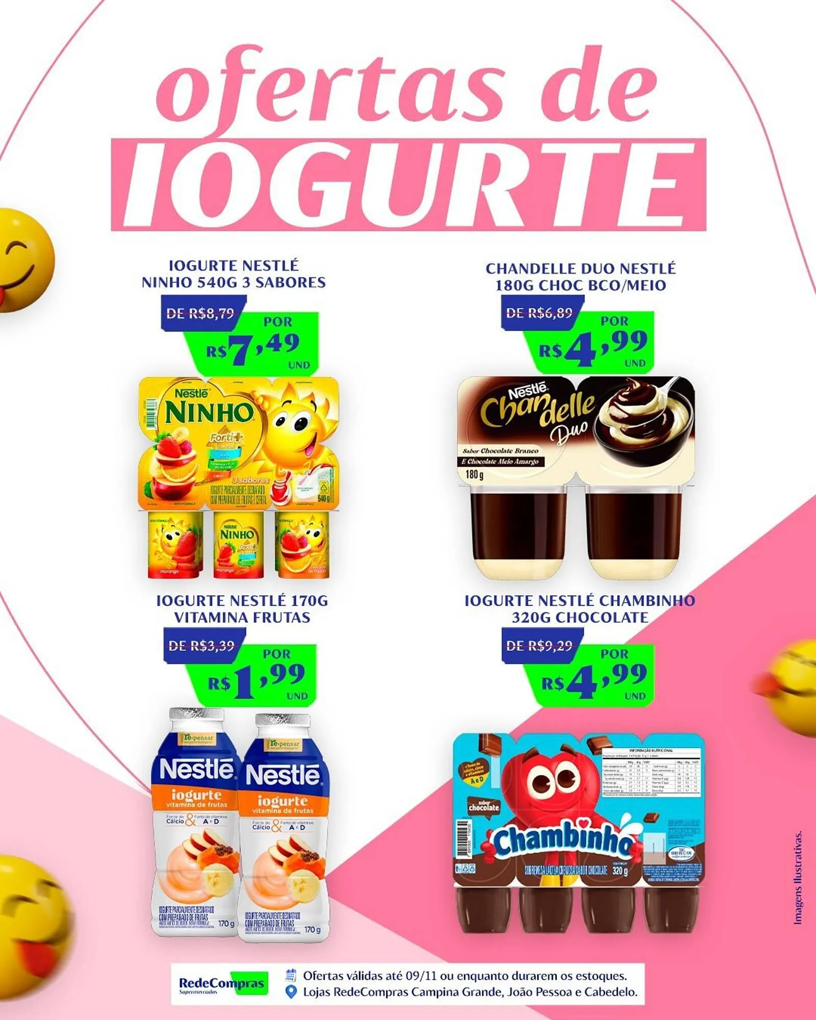 Encarte de Encarte Rede Compras 7 de novembro até 9 de novembro 2025 - Pagina 1