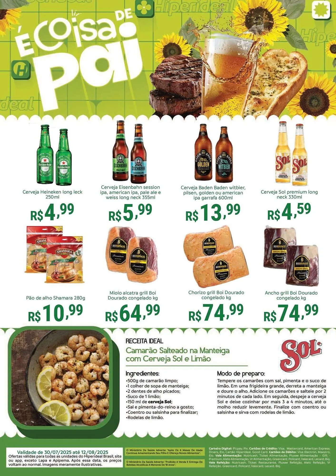 Encarte de Catálogo Hiperideal Supermercados 30 de julho até 12 de agosto 2025 - Pagina 5
