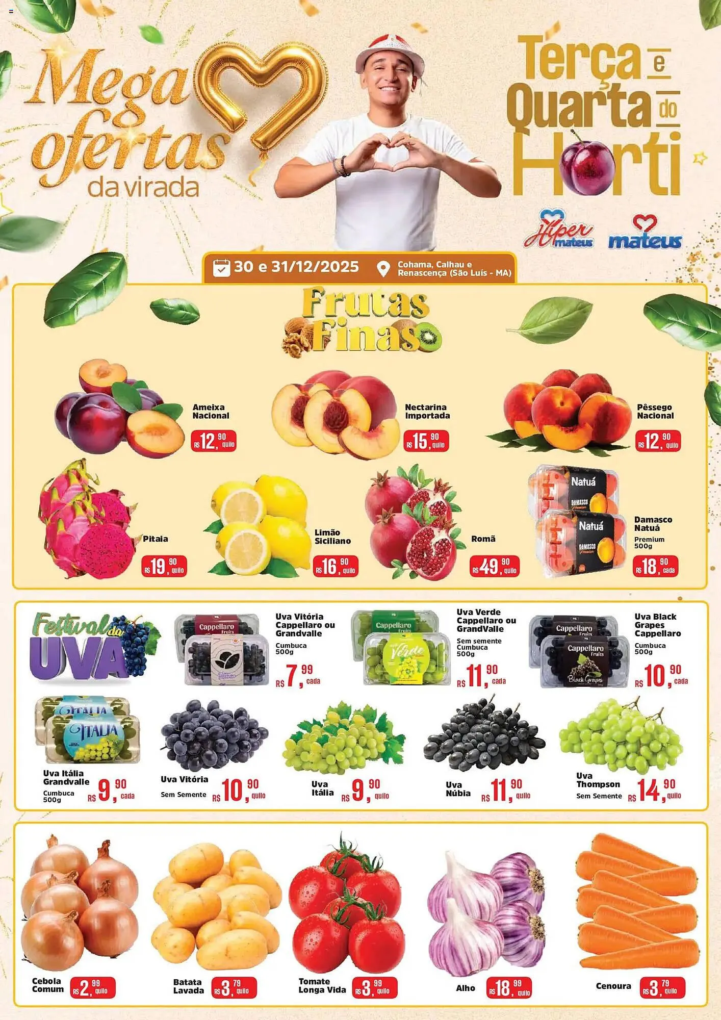Encarte de Catálogo Supermercados Mateus 30 de dezembro até 31 de dezembro 2025 - Pagina 1