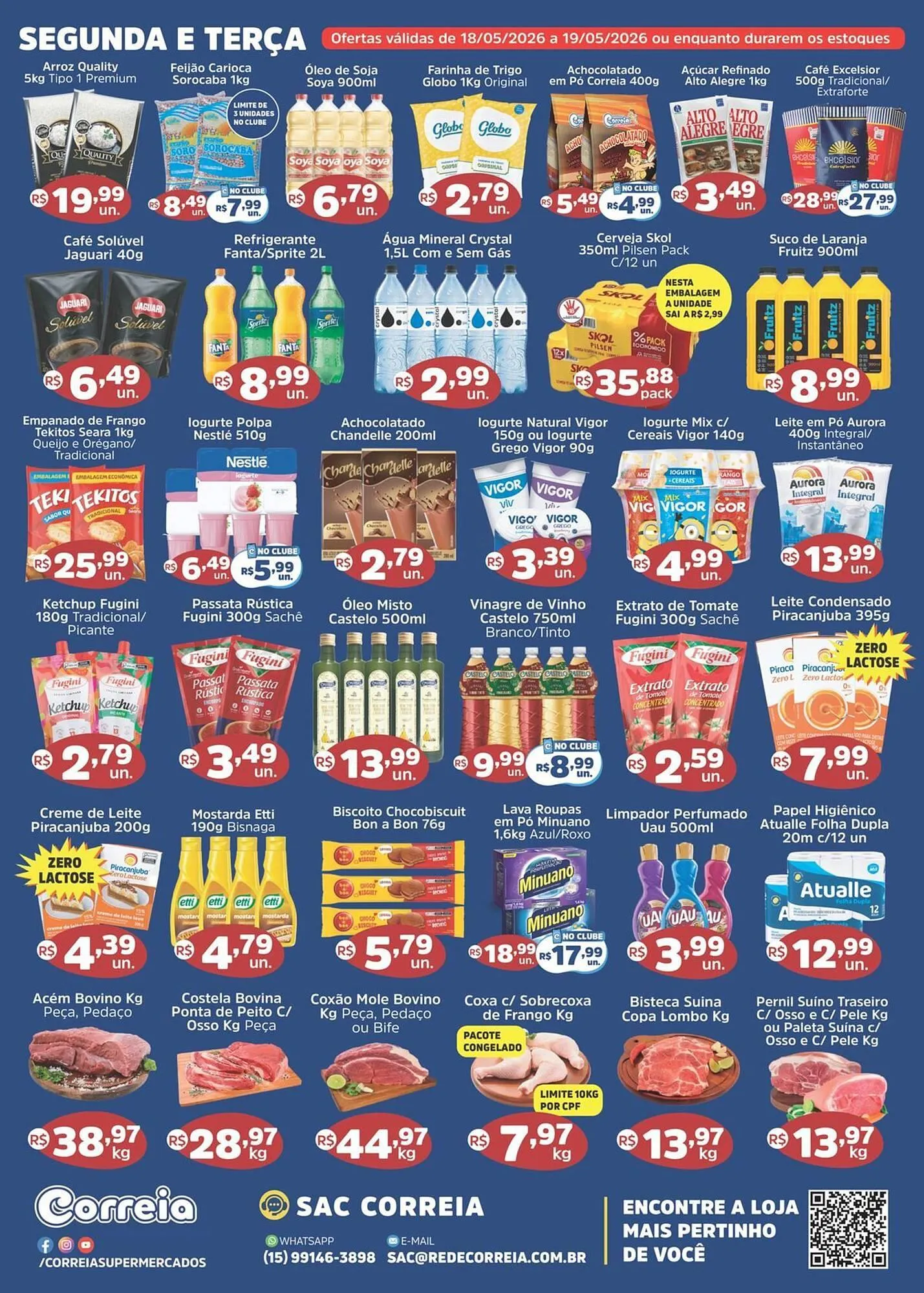 Encarte de Catálogo Supermercados Correia 15 de maio até 17 de maio 2026 - Pagina 2