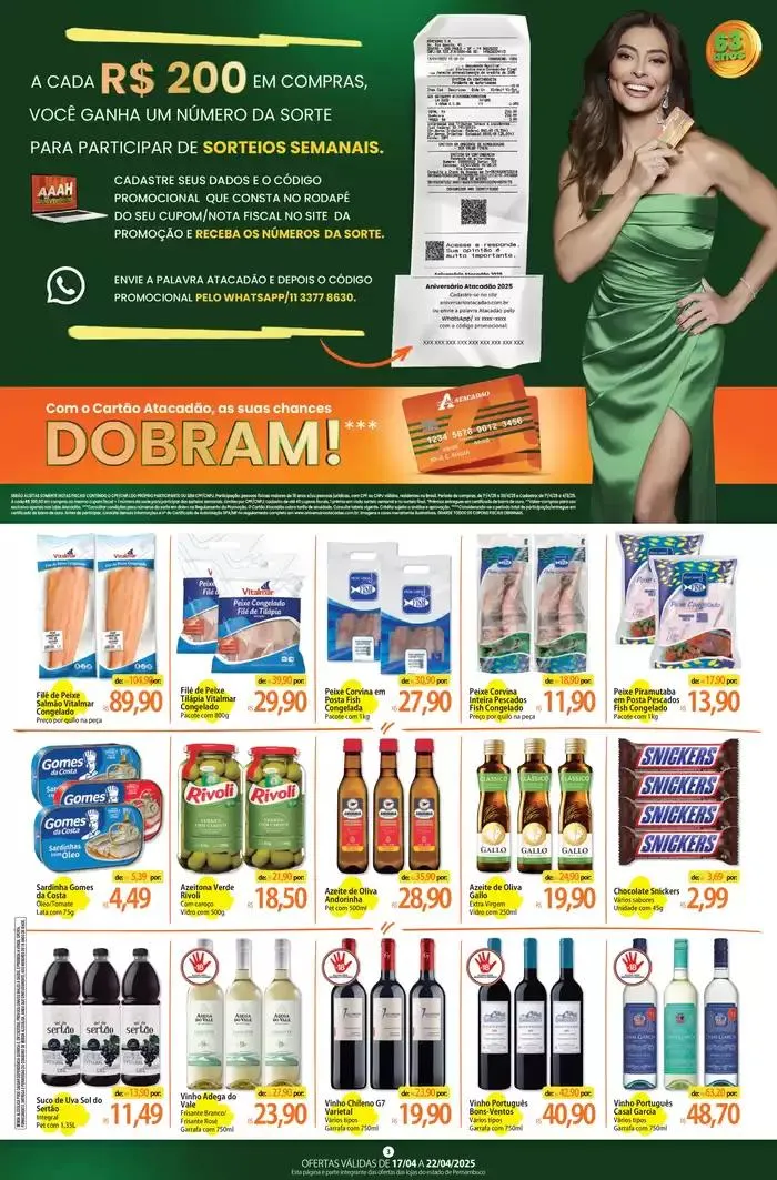 Encarte de Promoções especiais em andamento 17 de abril até 22 de abril 2025 - Pagina 3