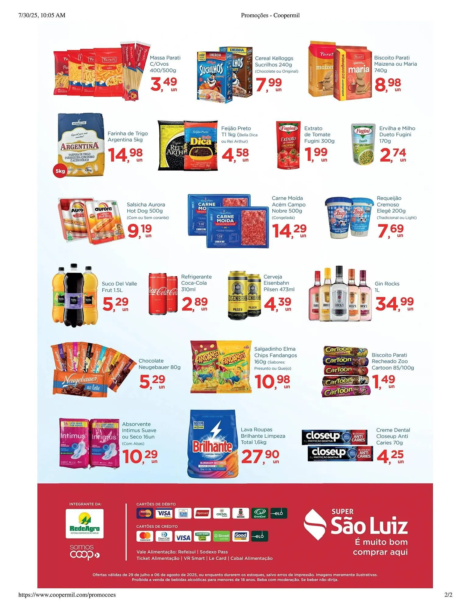 Encarte de Catálogo Super São Luiz 30 de julho até 6 de agosto 2025 - Pagina 2
