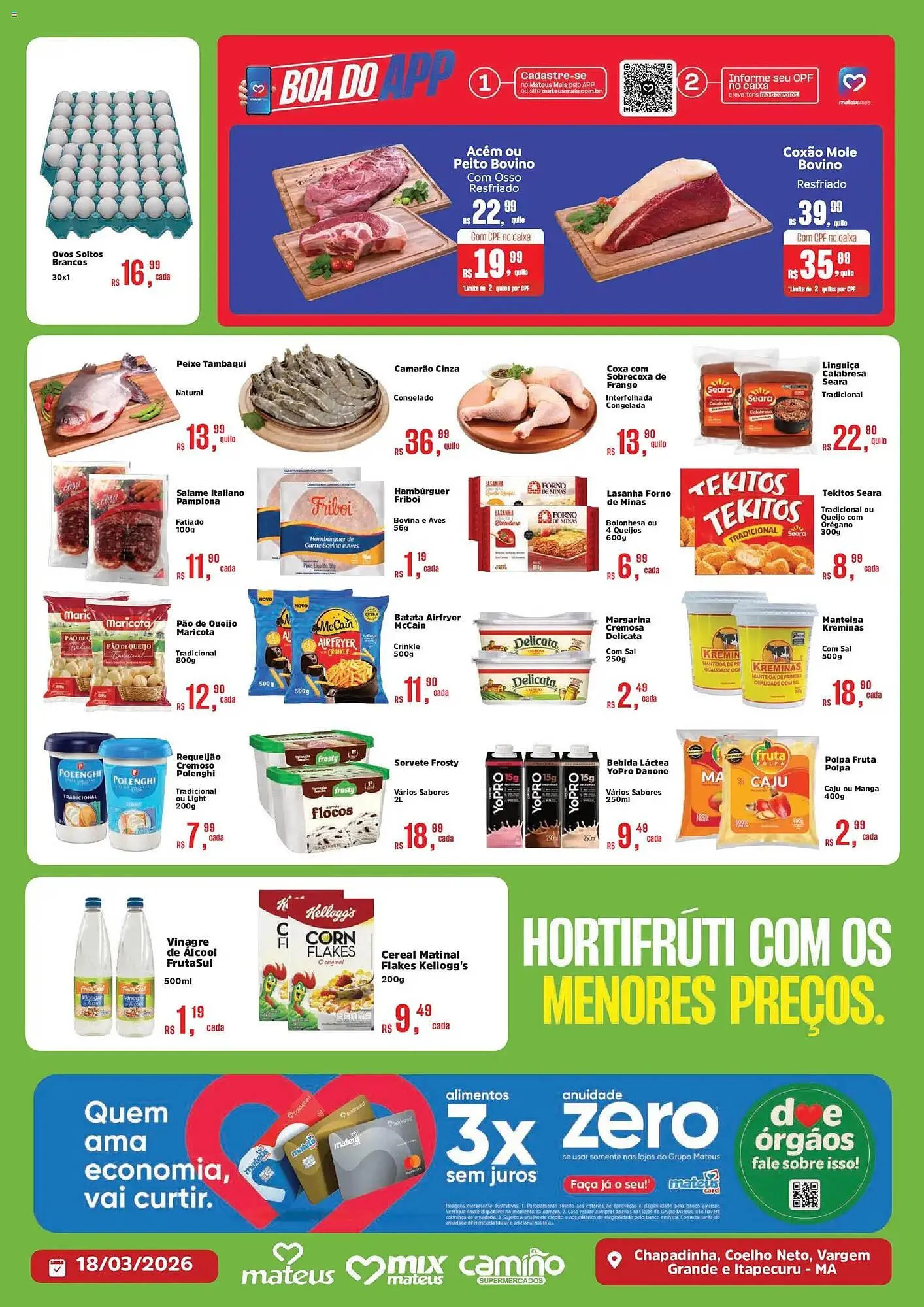 Encarte de Catálogo Supermercados Mateus 18 de março até 18 de março 2026 - Pagina 2