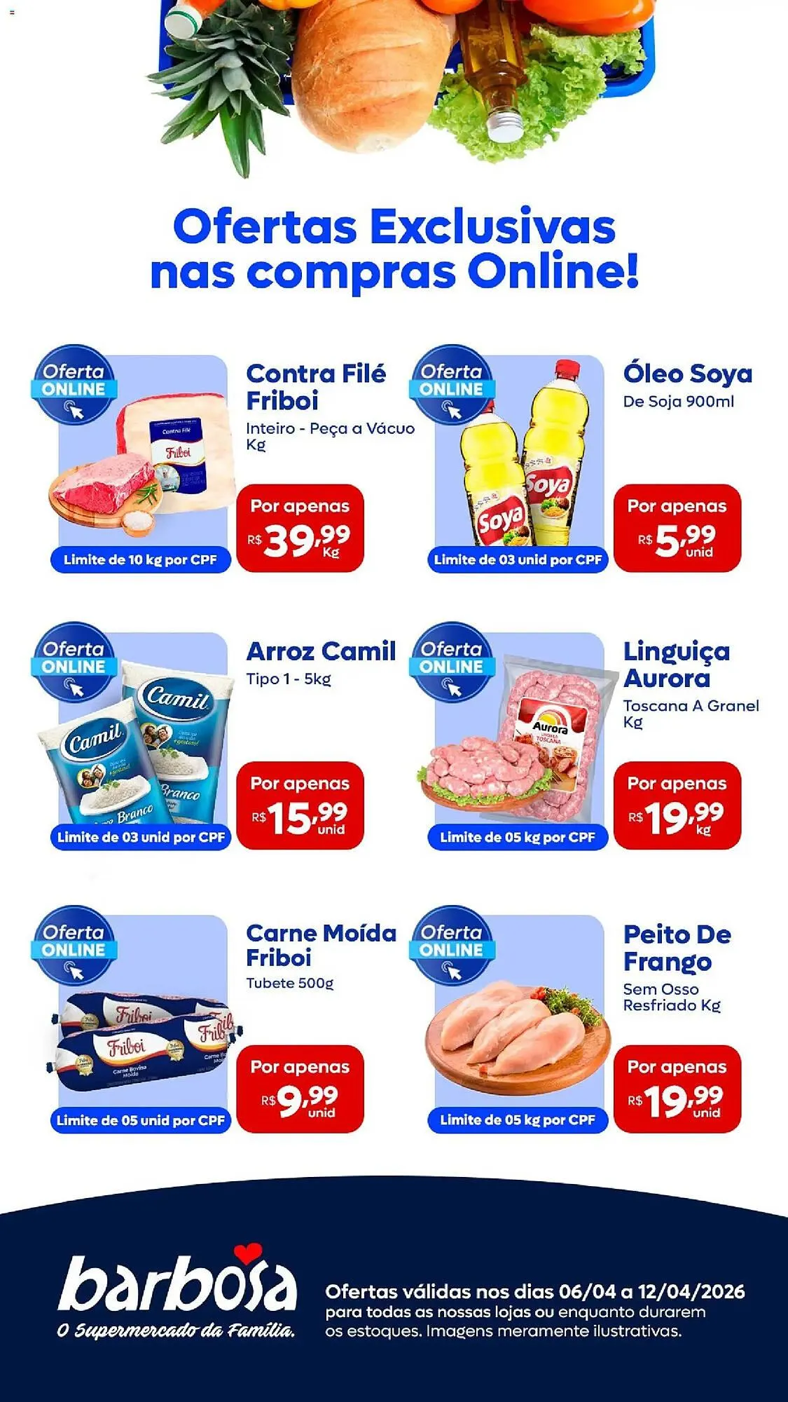Encarte de Tabloide Barbosa Supermercados 6 de abril até 13 de abril 2026 - Pagina 2