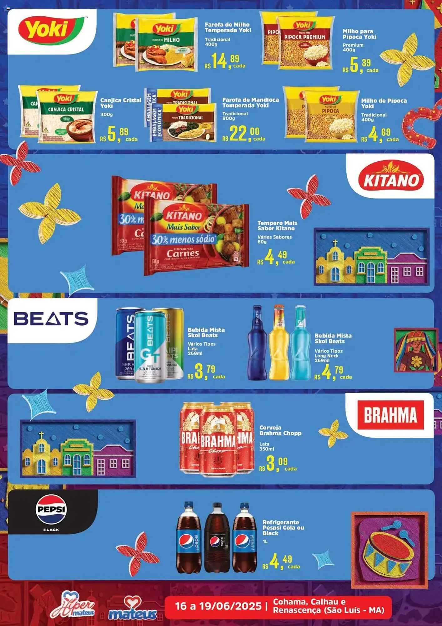 Encarte de Catálogo Supermercados Mateus 16 de junho até 19 de junho 2025 - Pagina 3