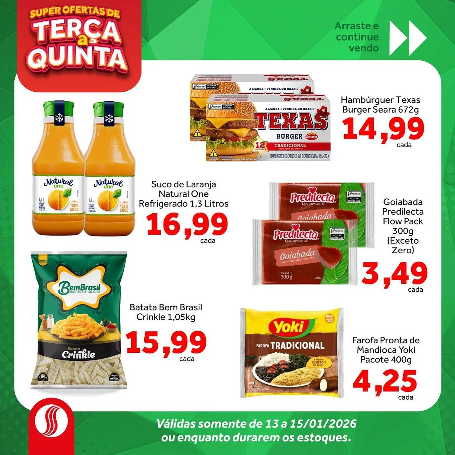 Encarte de Folheto Shibata Supermercados 13 de janeiro até 15 de janeiro 2026 - Pagina 4